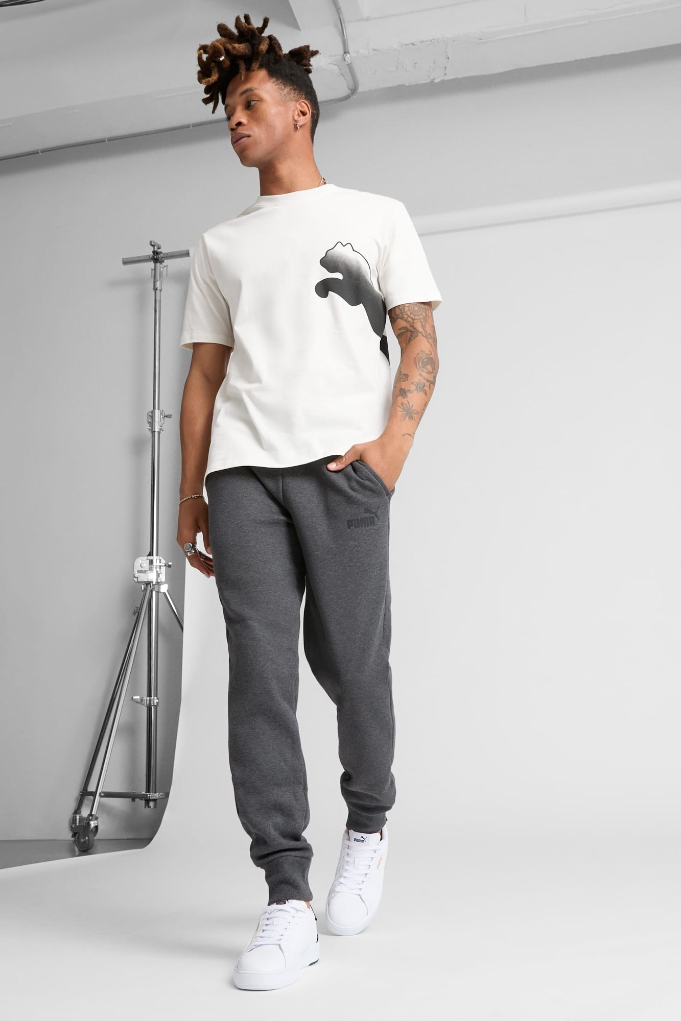 PUMA Men's Logo Tee - 5