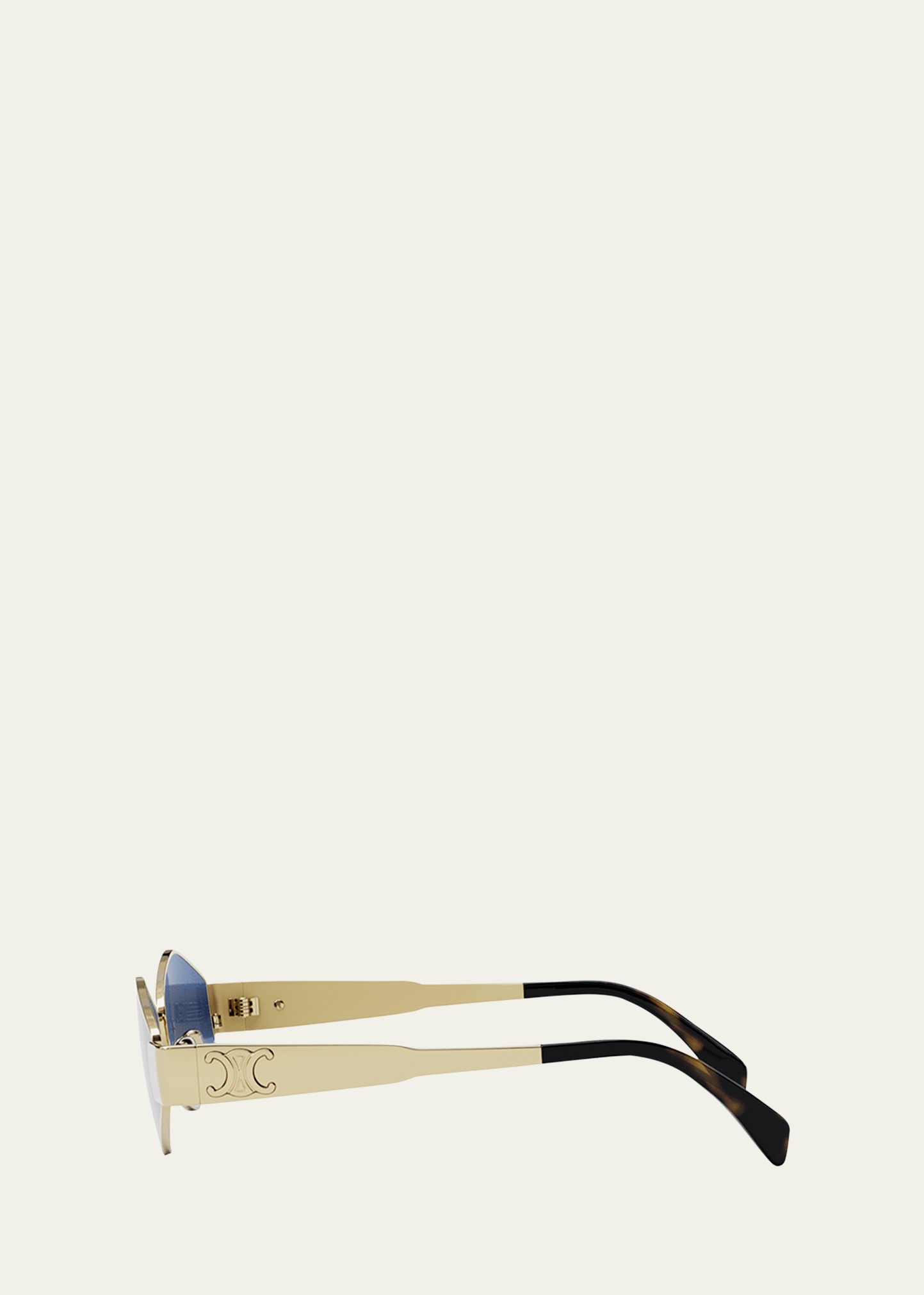 Triomphe Round Metal & Acetate Sunglasses - 3