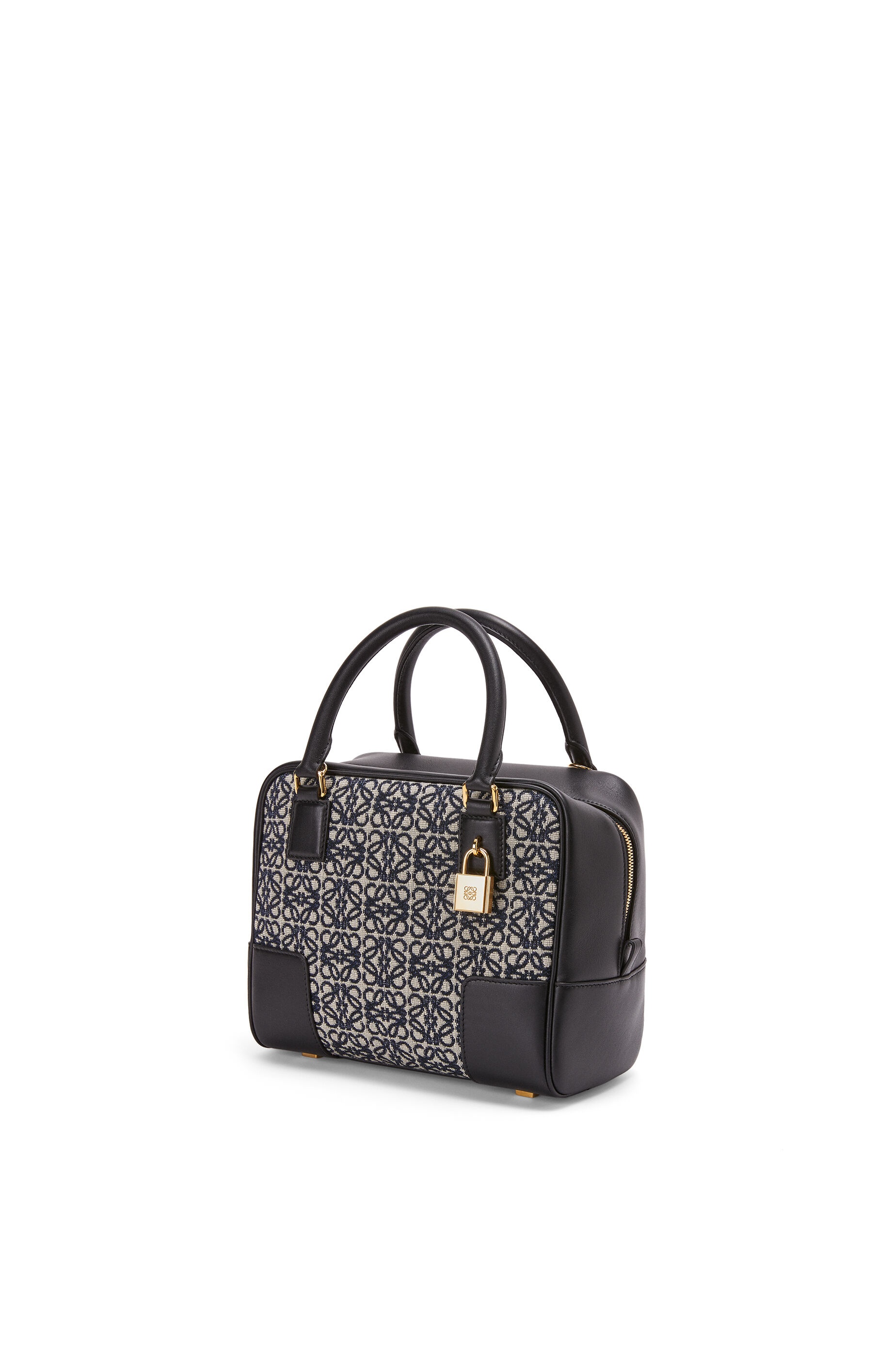 Amazona 19 square bag in Anagram jacquard and calfskin - 3