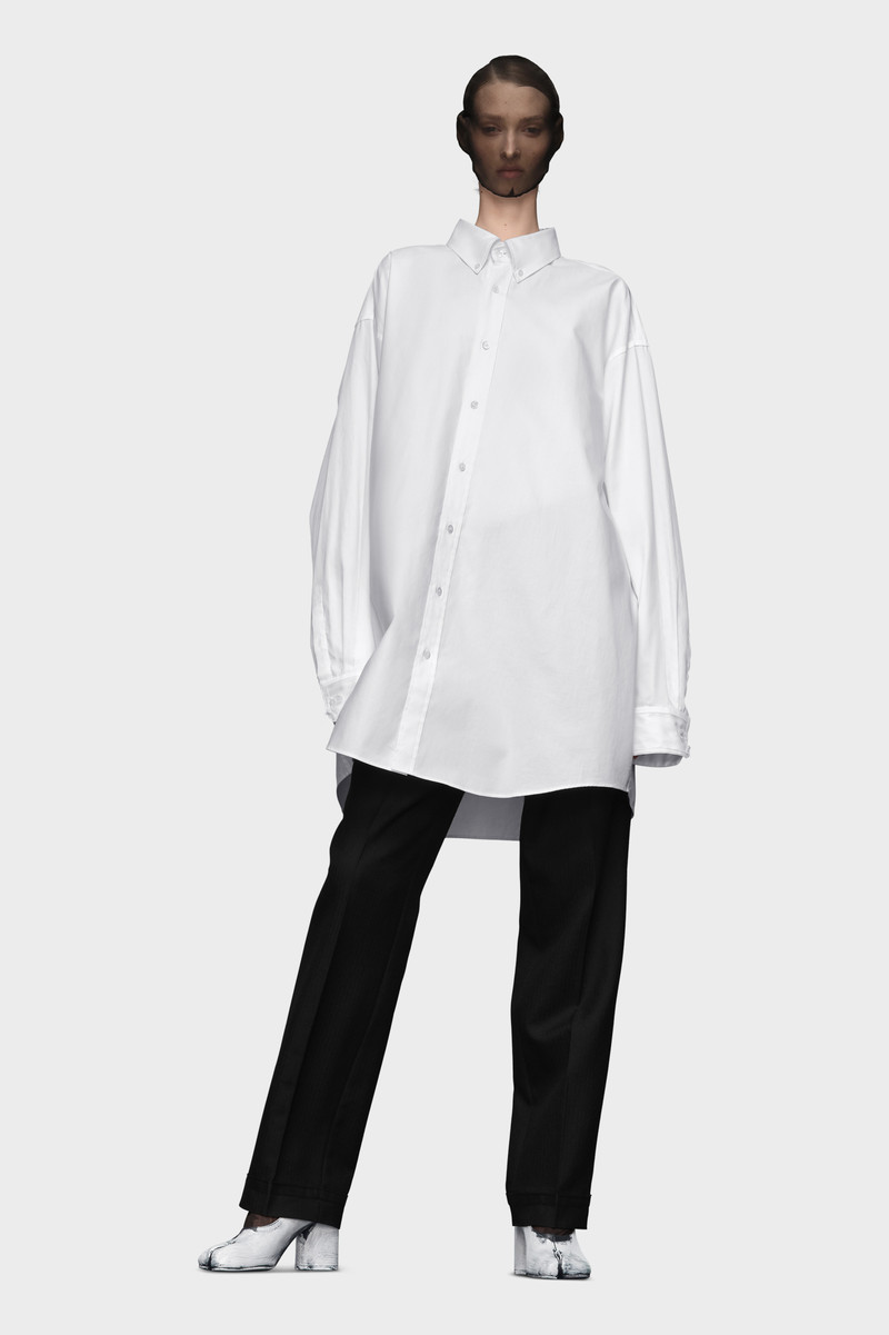 Maison Margiela Organic Cotton Oxford Shirt outlook