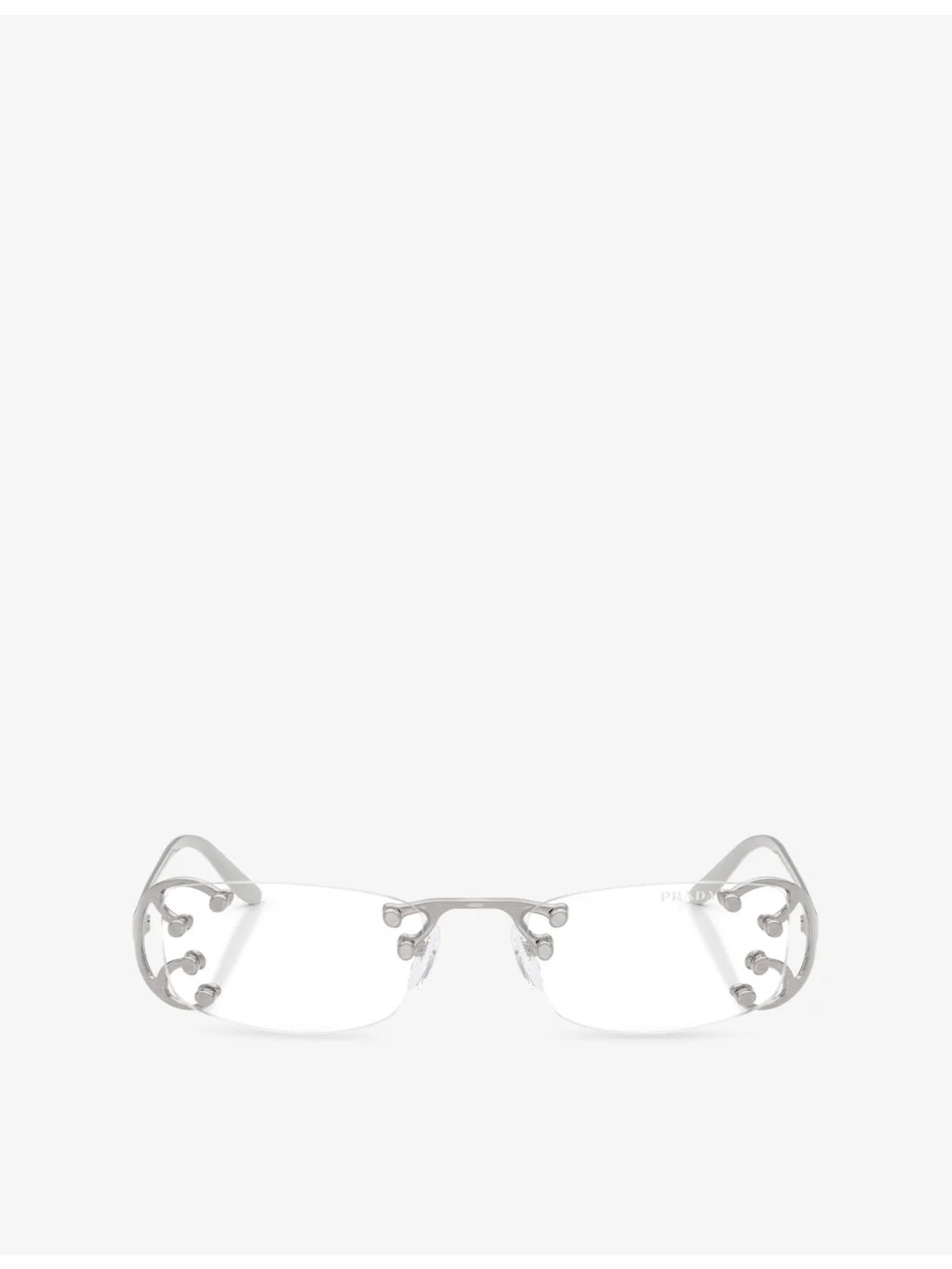 PR C57S Rectangle-Frame Metal Sunglasses - 1