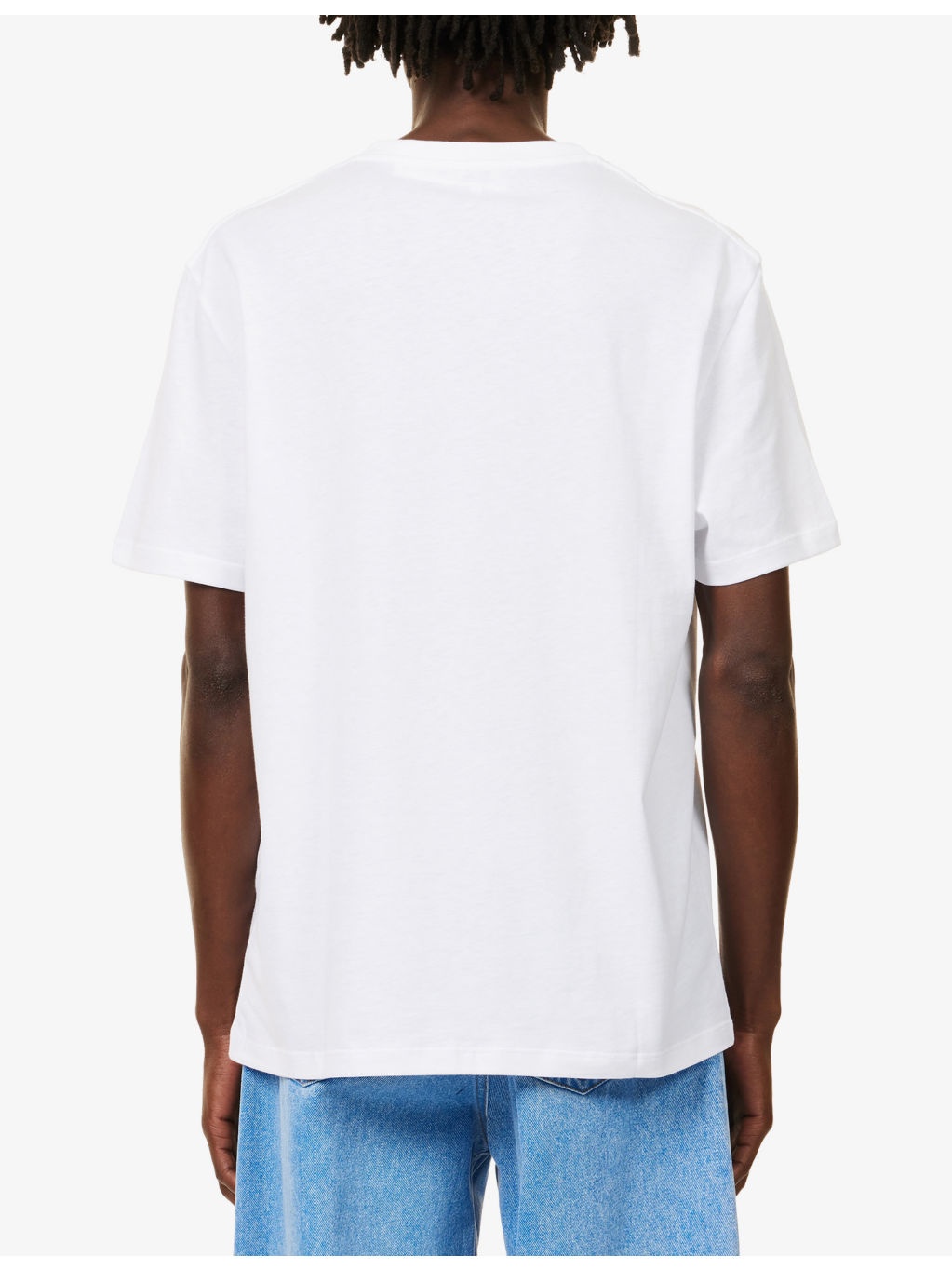 Brand-Print Relaxed-Fit Cotton-Jersey T-Shirt - 4