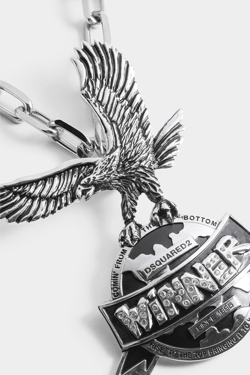 CHAIN ME EAGLE PENDANT NECKLACE - 3