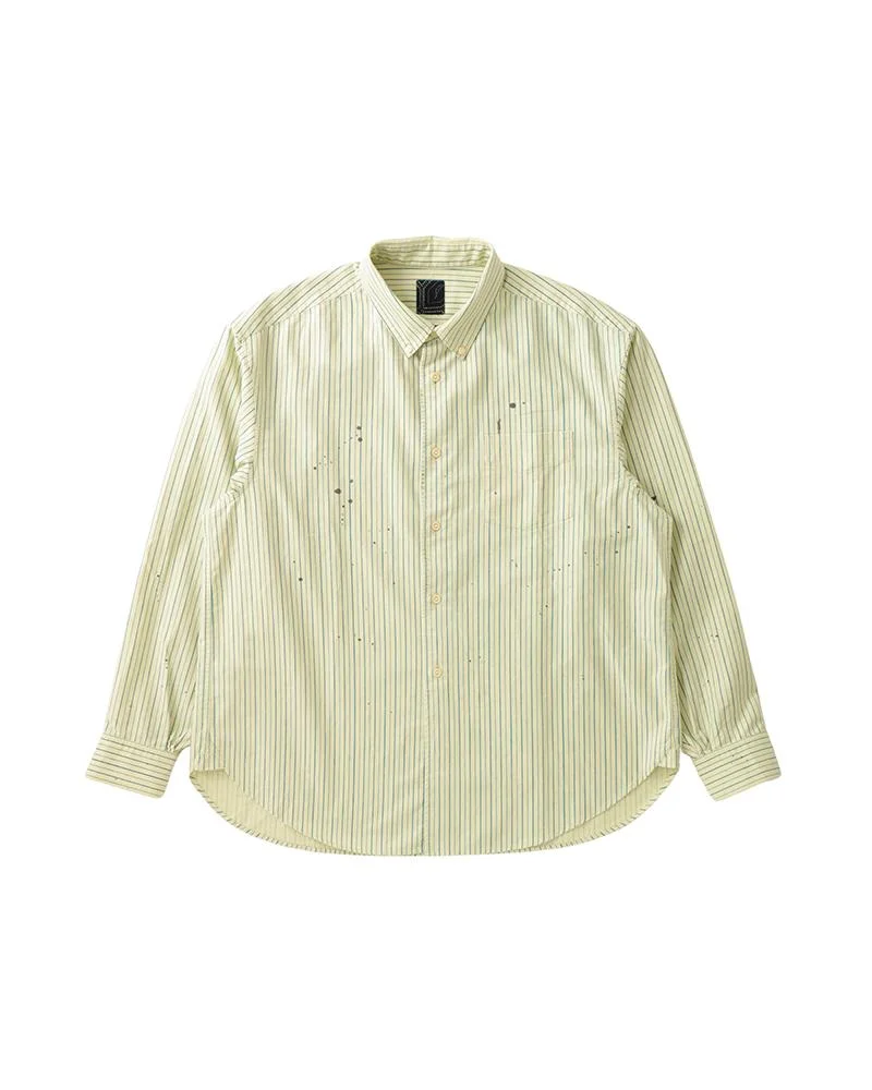 BEILER OX SHIRT L/S YELLOW STRIPE - 1