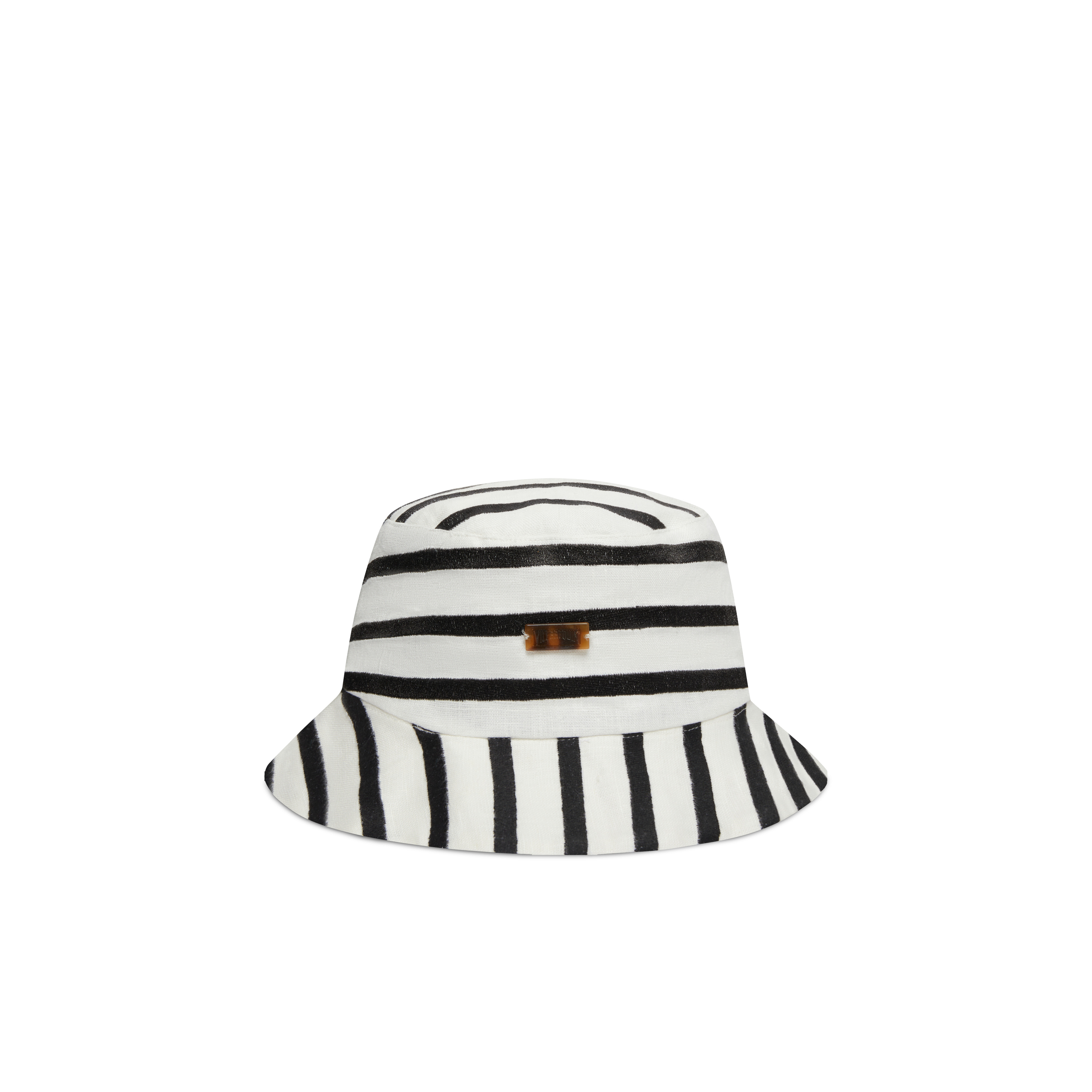 Unisex Linen Bucket Hat Micro Ronde des Tortues Rayée - 2