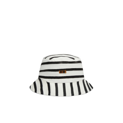 Vilebrequin Unisex Linen Bucket Hat Micro Ronde des Tortues Rayée outlook
