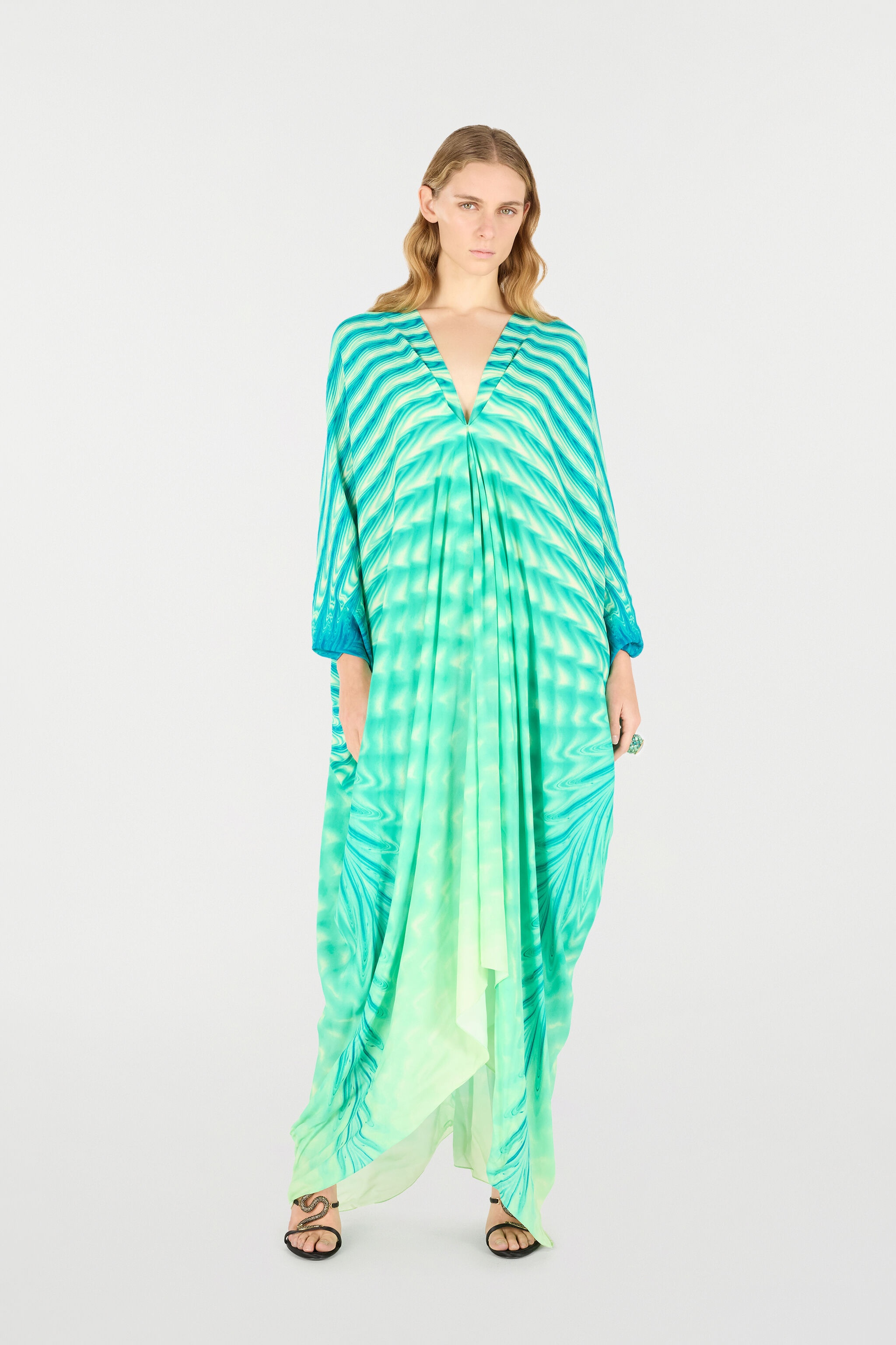 Caftan With All-Over Print - 4
