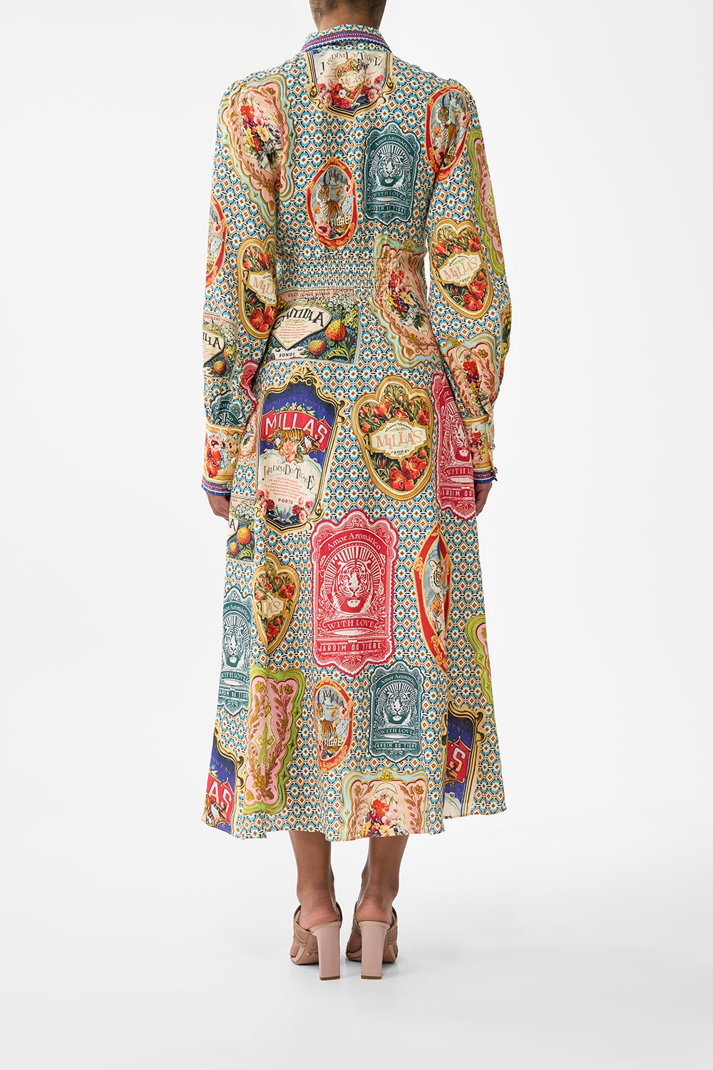WAIST TIE SHIRT DRESS - 3