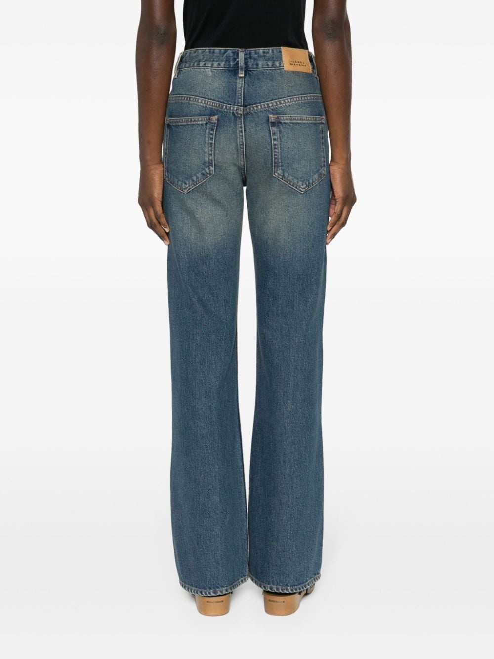 Belvira high-rise bootcut jeans - 4