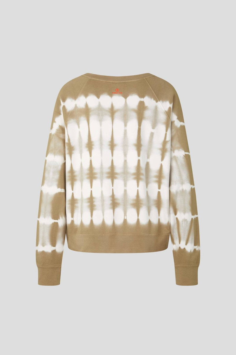 BOGNER RAMIRA SWEATSHIRT IN CARAMEL/WHITE outlook