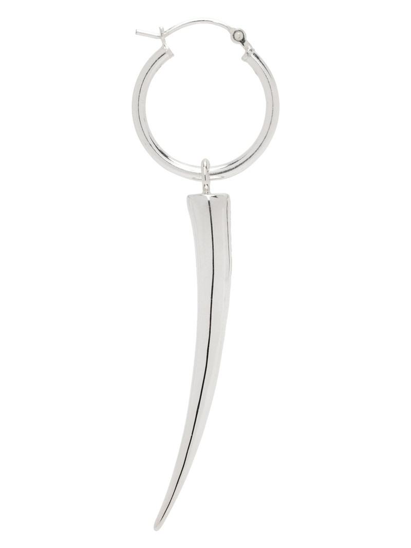 Silver Fang Single Earring 1