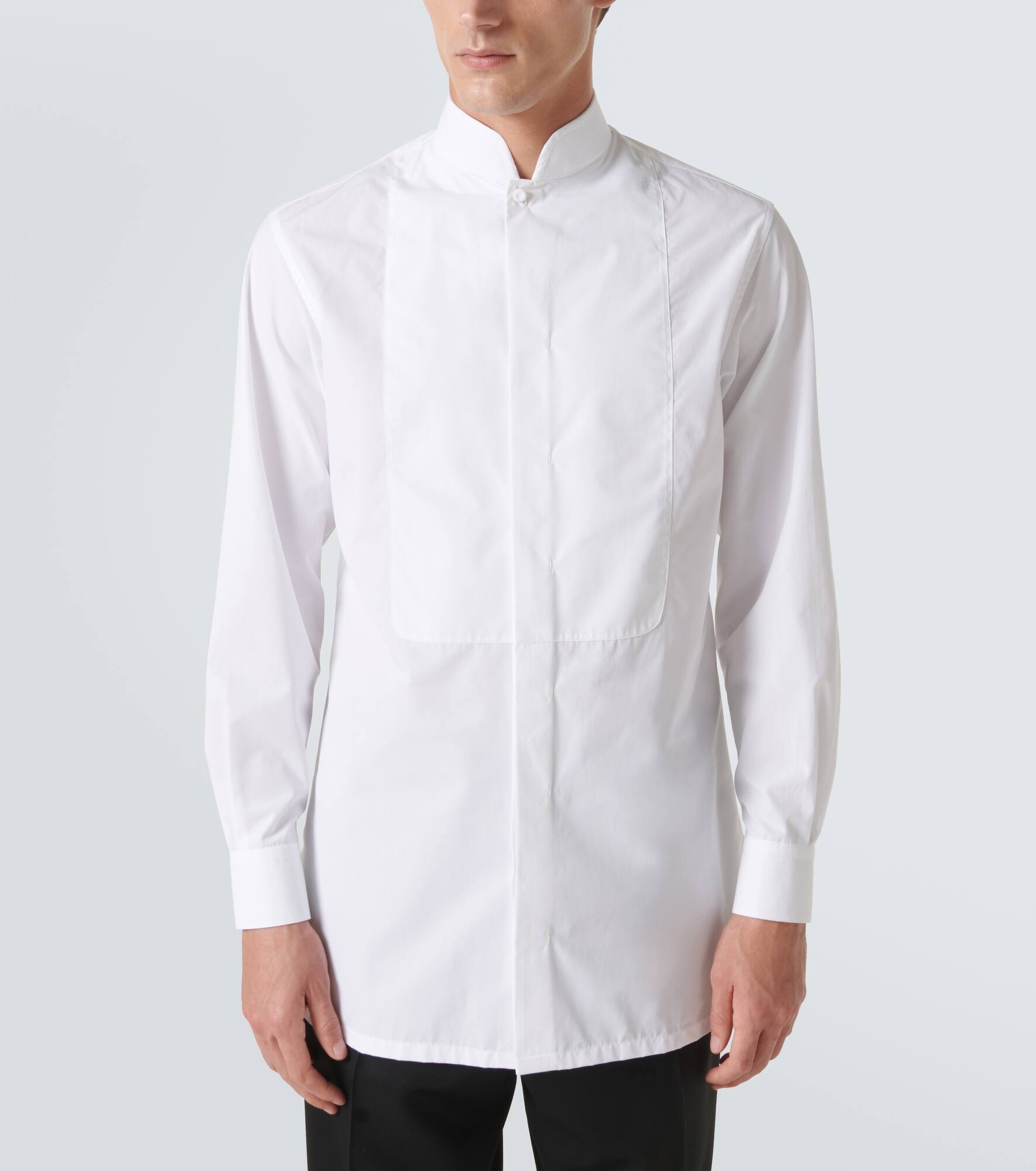 Cotton tuxedo shirt - 3