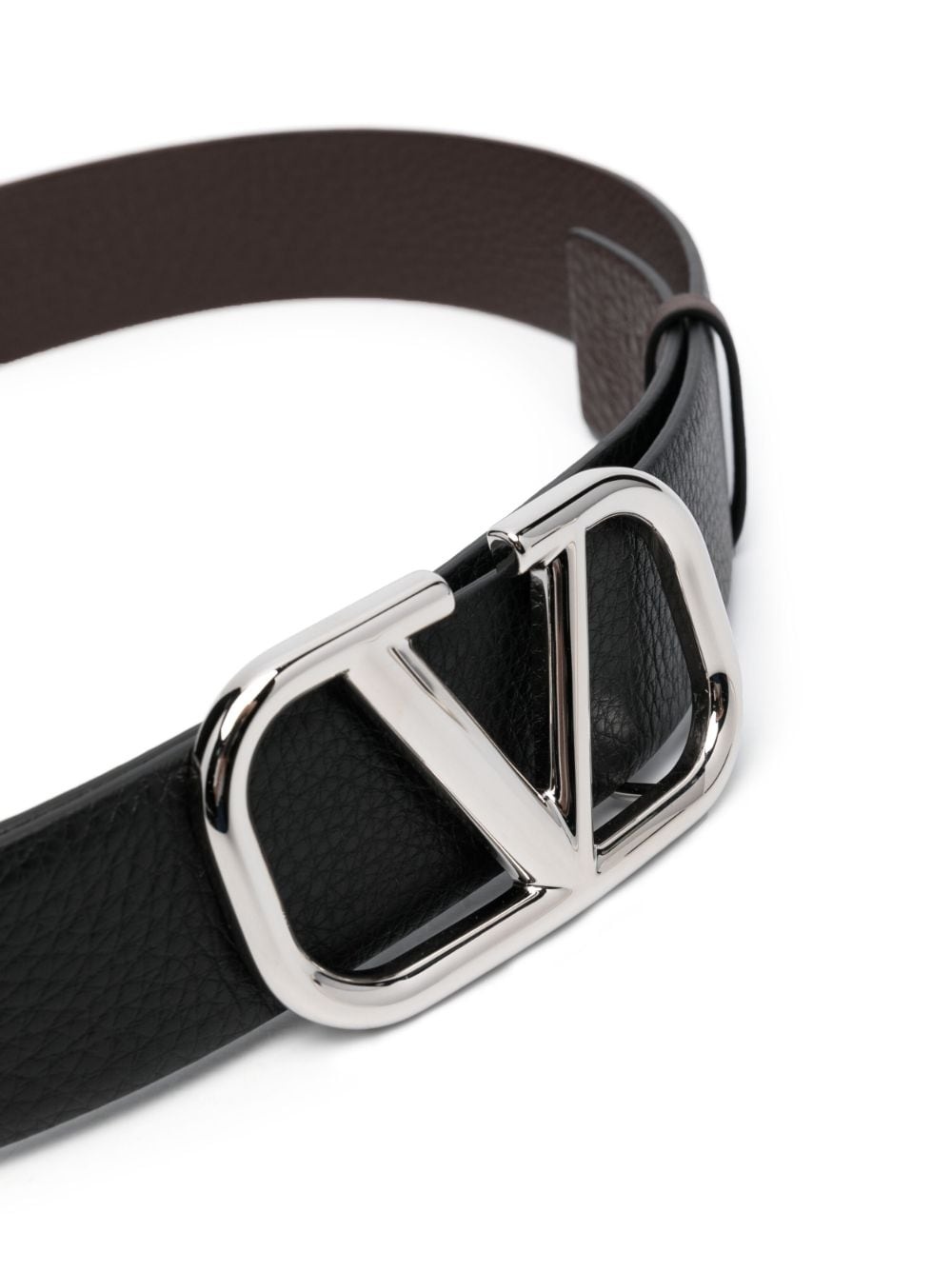 VLogo Signature pebbled belt - 2