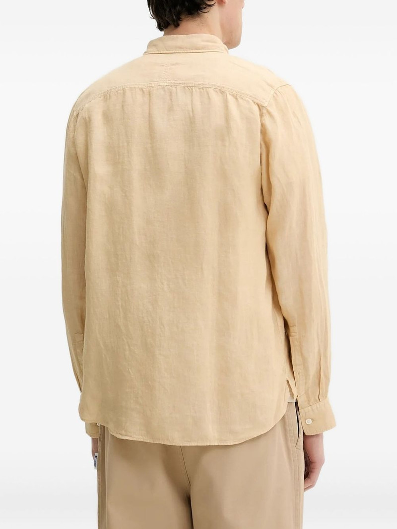 HUGO long-sleeve linen shirt outlook