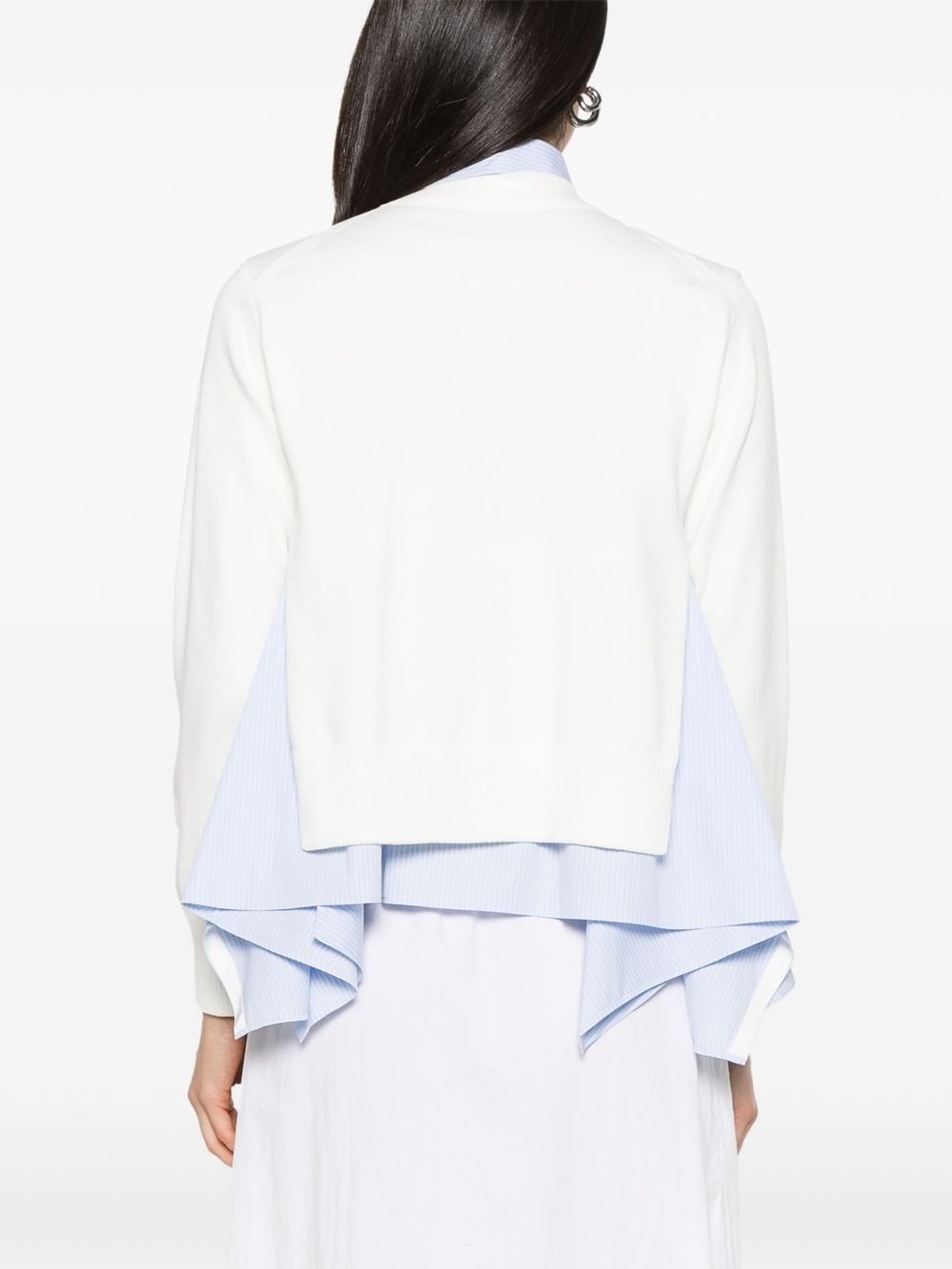 cardigan-layered top - 4