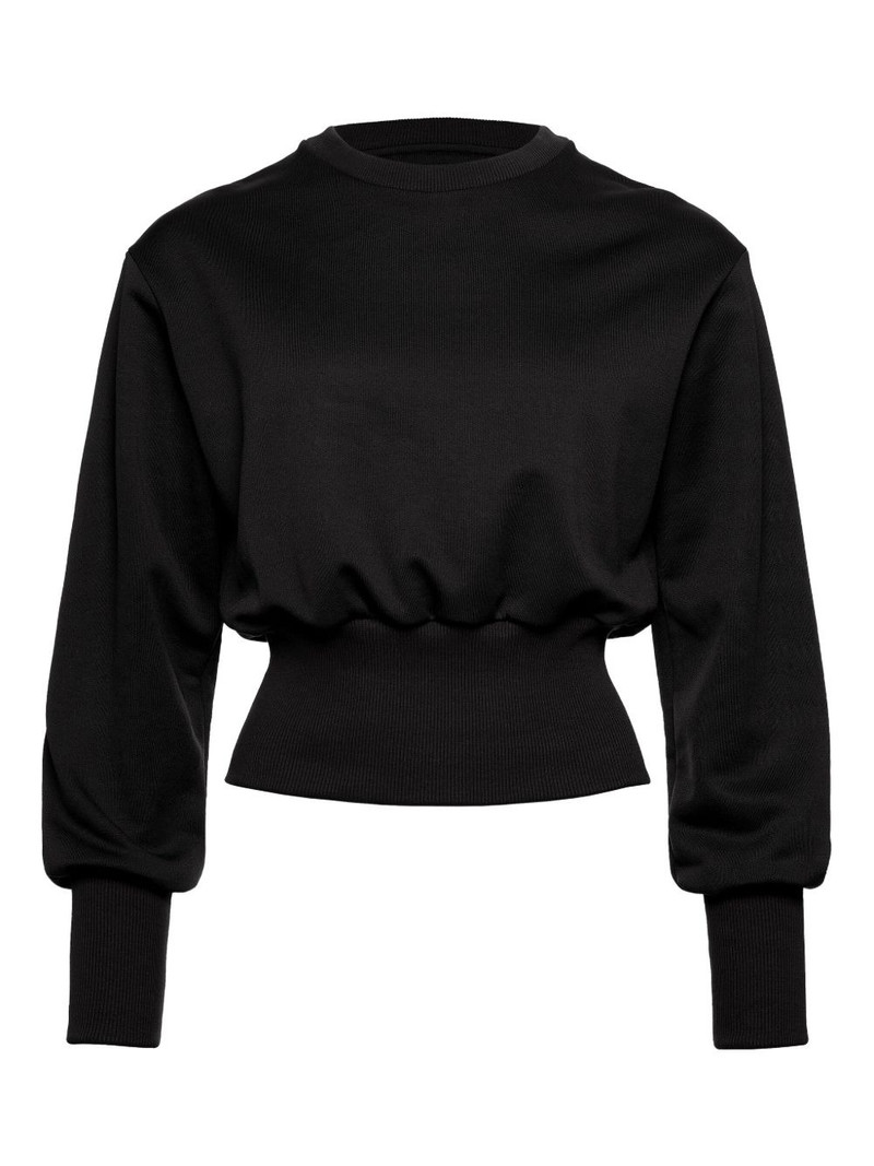 banded cuffed sweatshirt 1