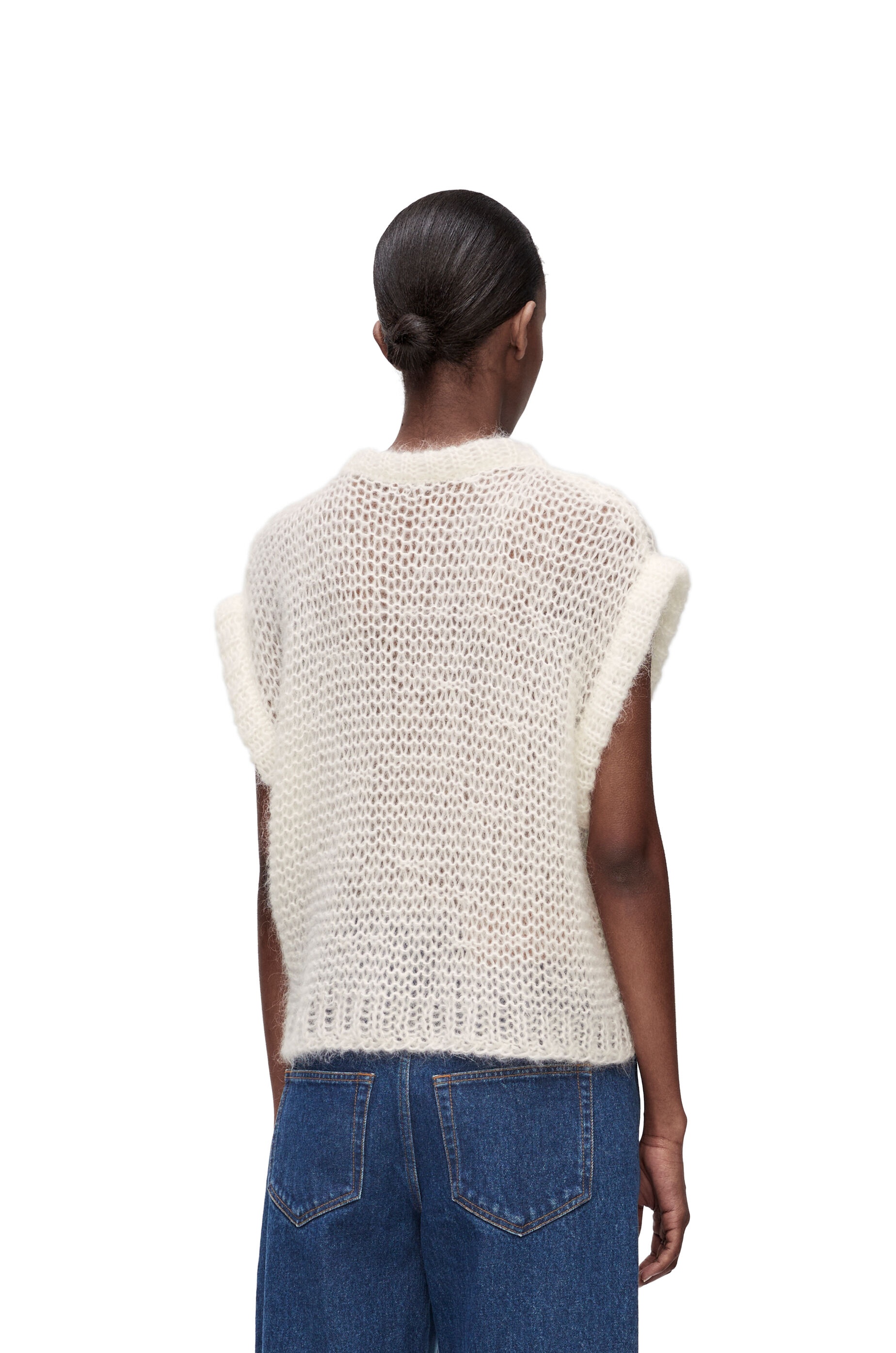 LOEWE Wool Vest Chocolate