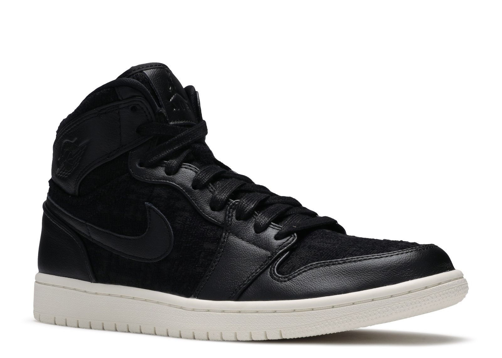WMNS JORDAN 1 RETRO HIGH PREMIUM 'BLACK' - 2
