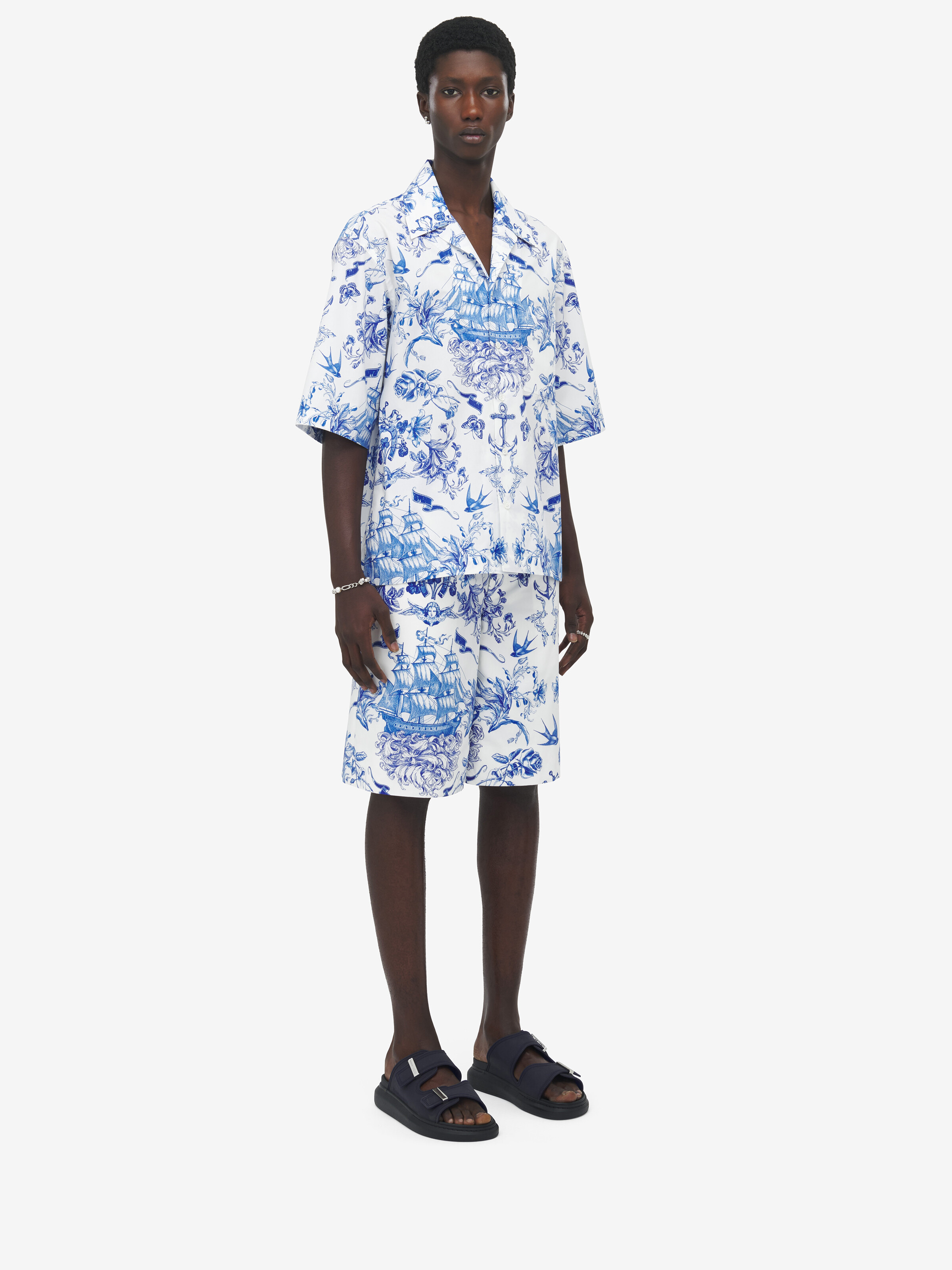 Sailor Tattoo Hawaiian Shirt - 4
