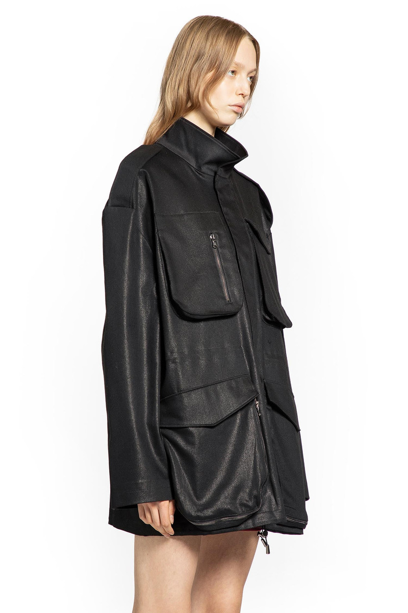 NENSI DOJAKA Nensi Dojaka Woman Black Coats outlook