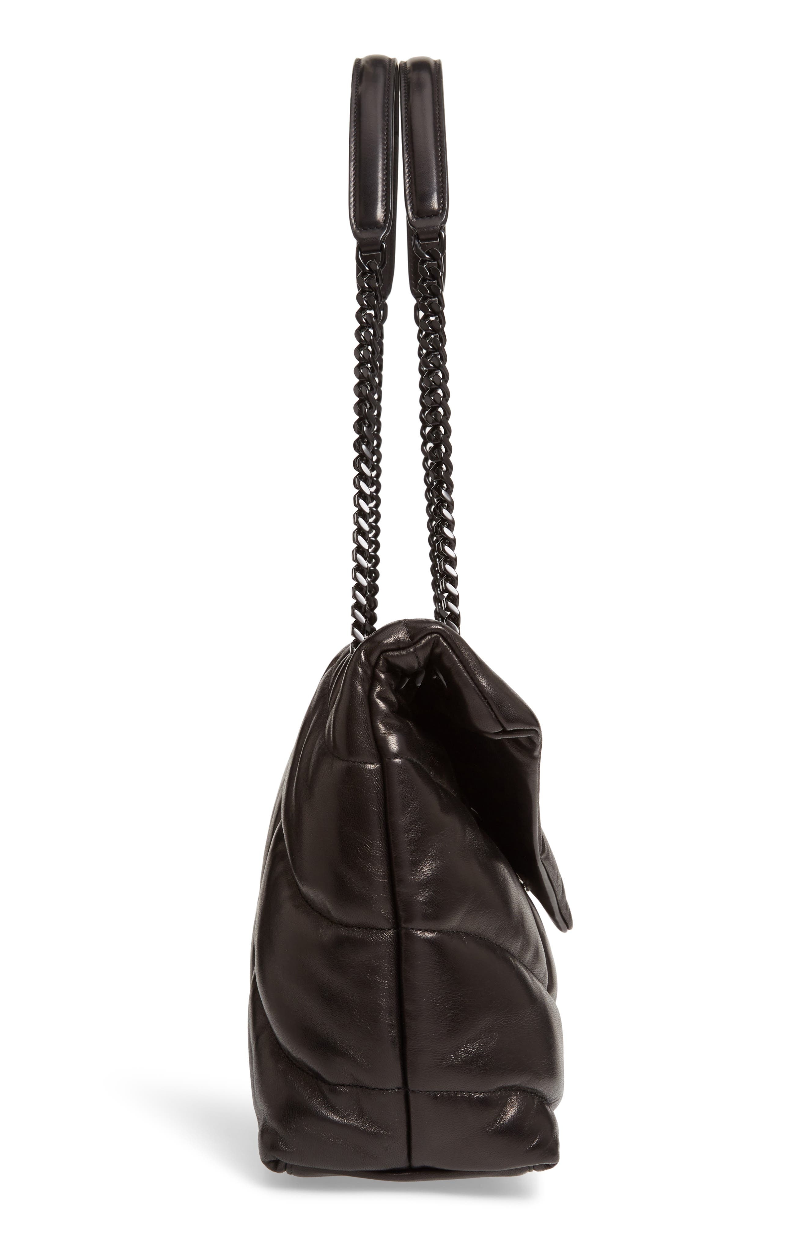 Medium Loulou Quilted Puffer Leather Shoulder Bag - 5