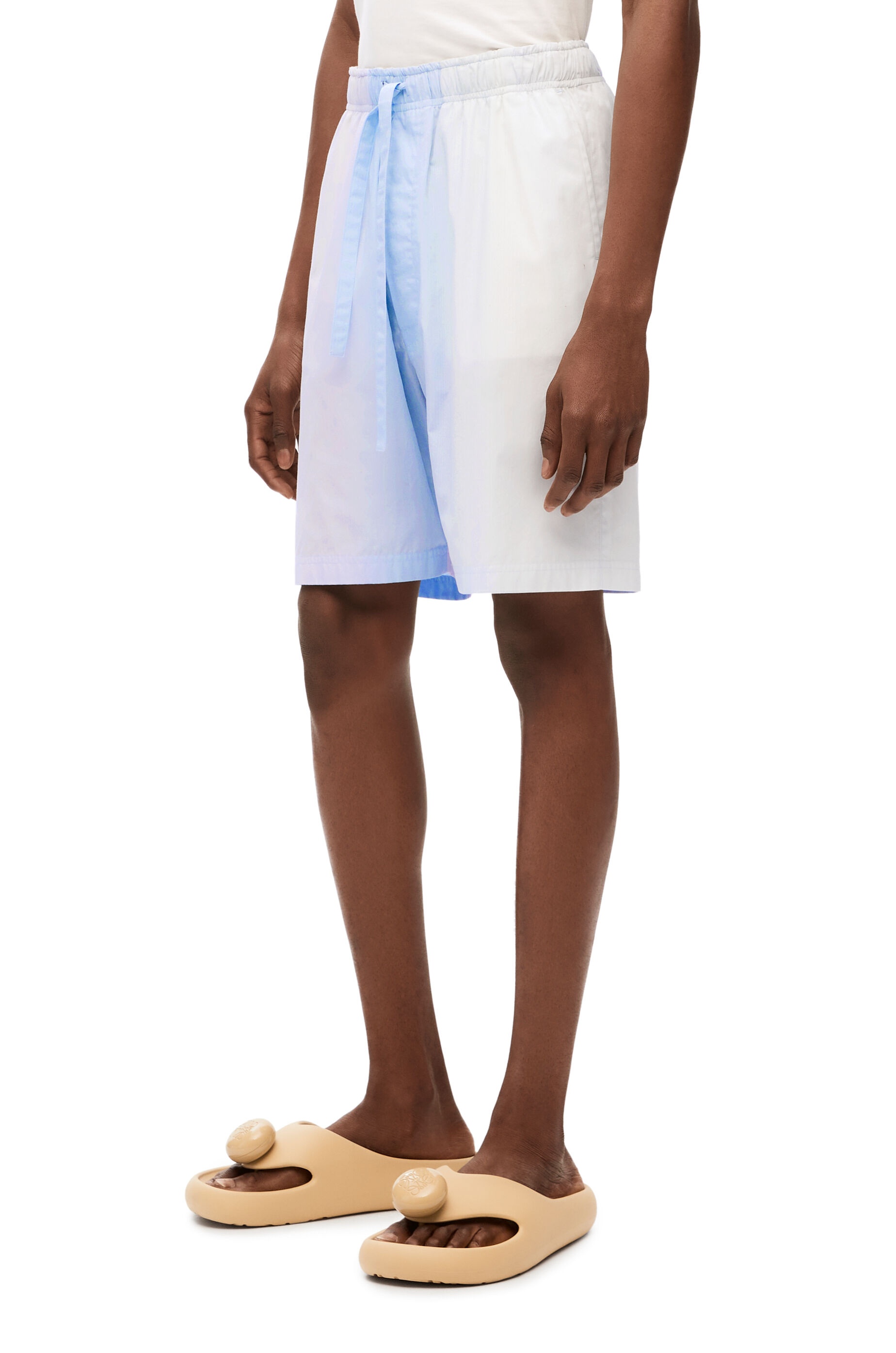 Shorts in striped cotton - 3