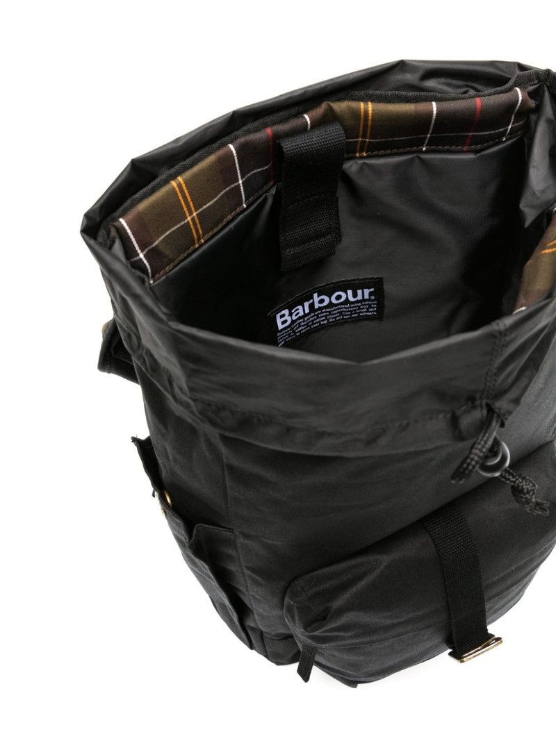 Essential Wax logo-patch backpack 4