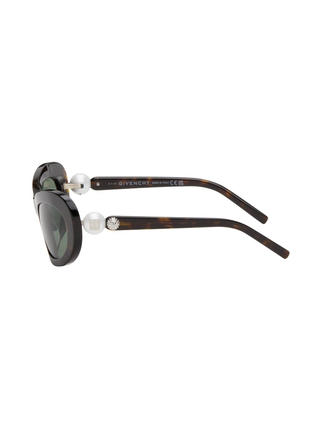 Brown 4G Pearl Sunglasses - 3