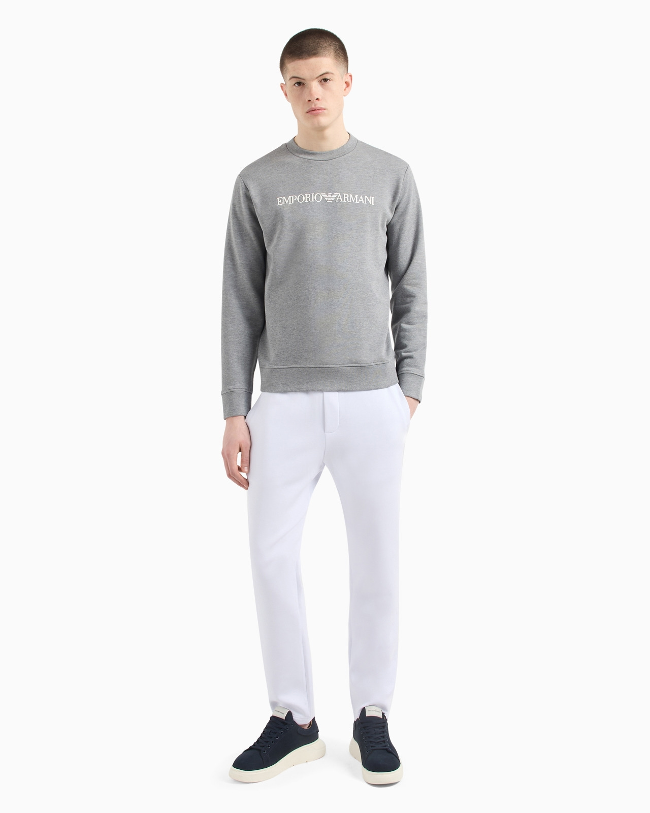 Modal-blend sweatshirt with logo print - 4