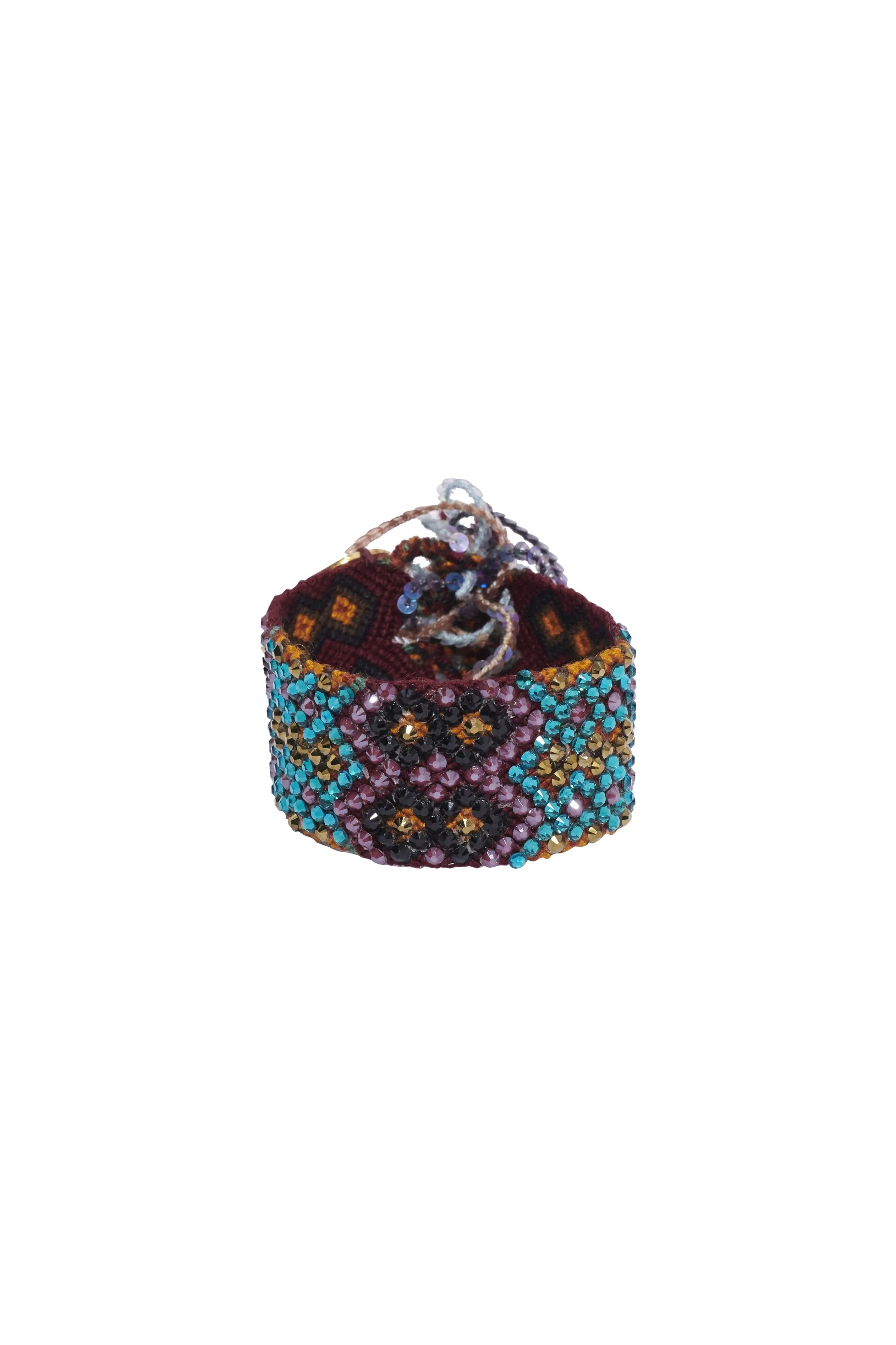 Brazalete Wayuu Doble Multicolor - 1
