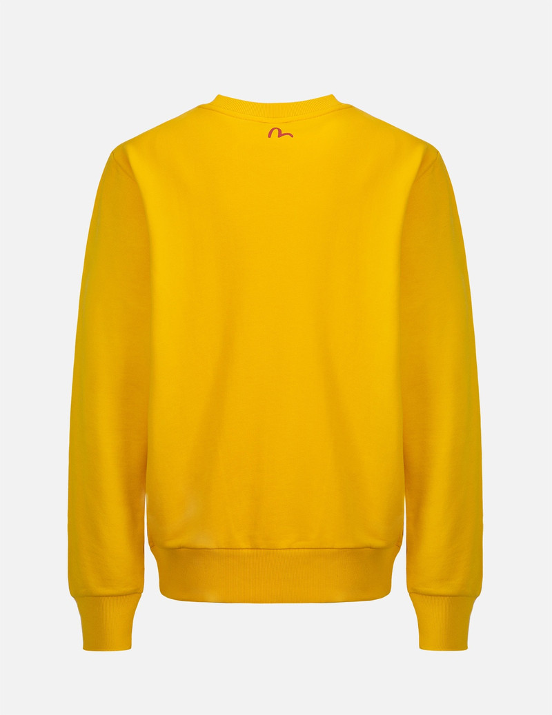 EVISU CALLIGRAPHY LOGO AND DARUMA PRINT SWEATSHIRT outlook