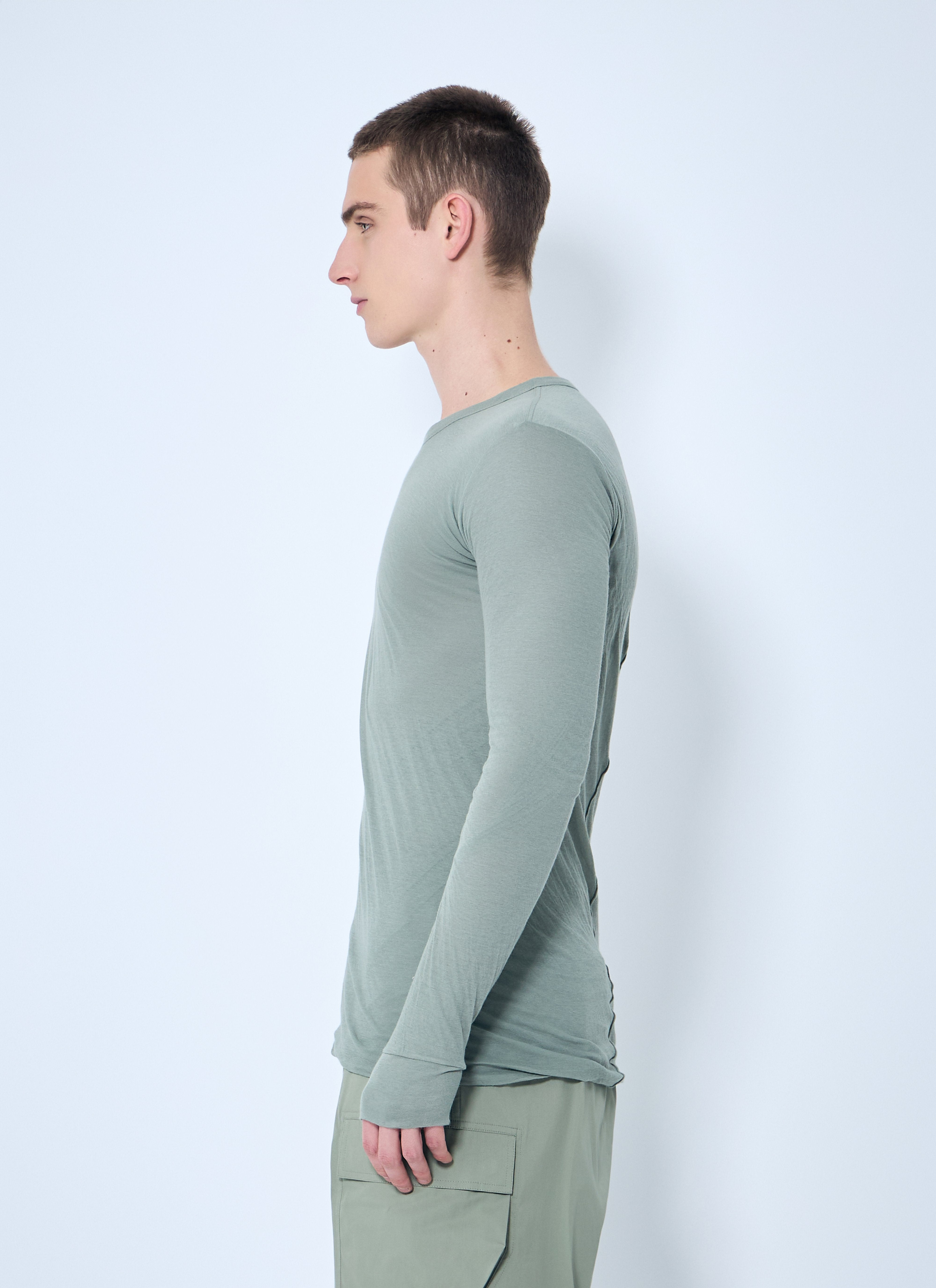 Rick Owens Men Double-Layered T-Shirt - 4