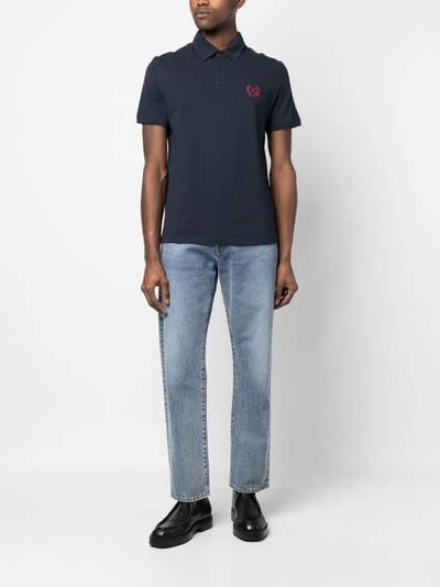 Valentino embroidered-logo polo shirt outlook
