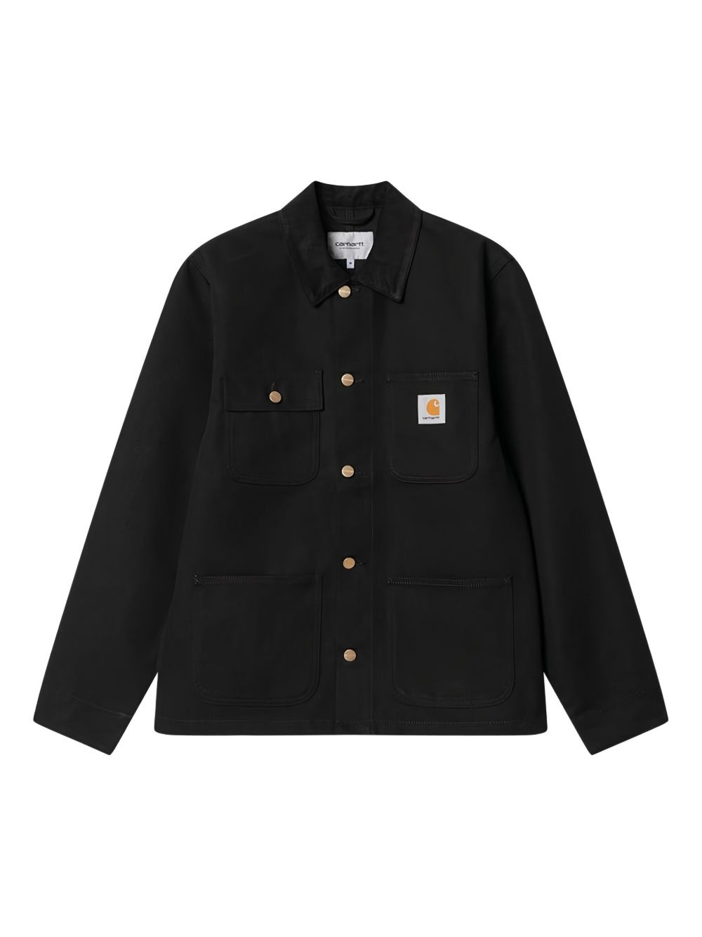 button-down shirt jacket - 1