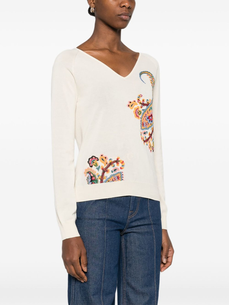 paisley-motif long-sleeved T-shirt 3