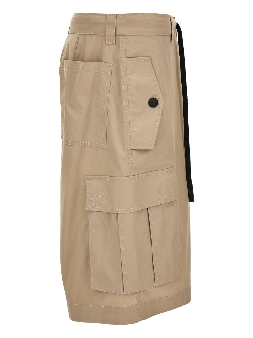 appliqué cargo shorts - 3