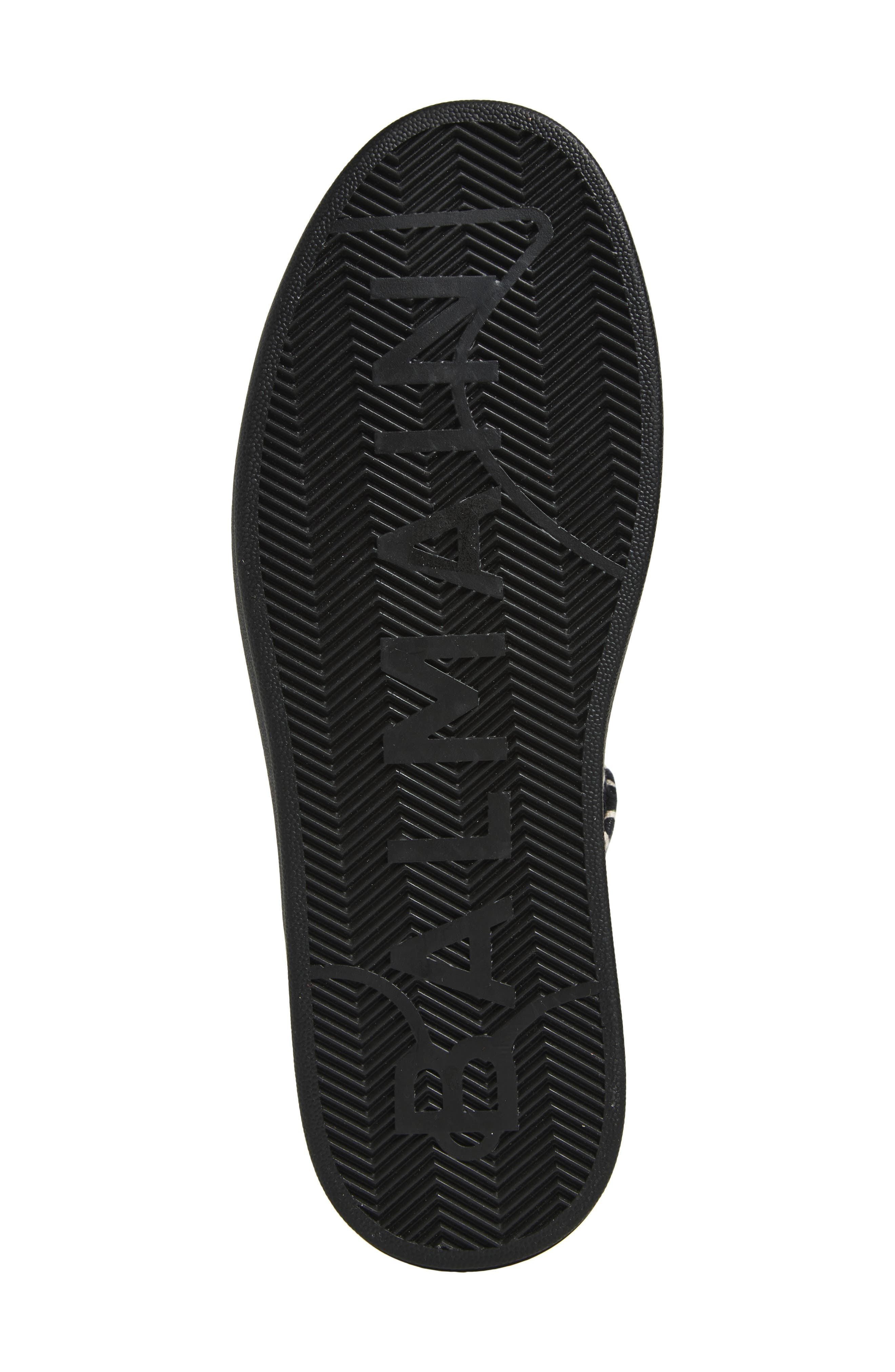 Balmain B-Court Monogram Jacquard Low Top Sneaker in Edk Black/Ivory at Nordstrom - 6