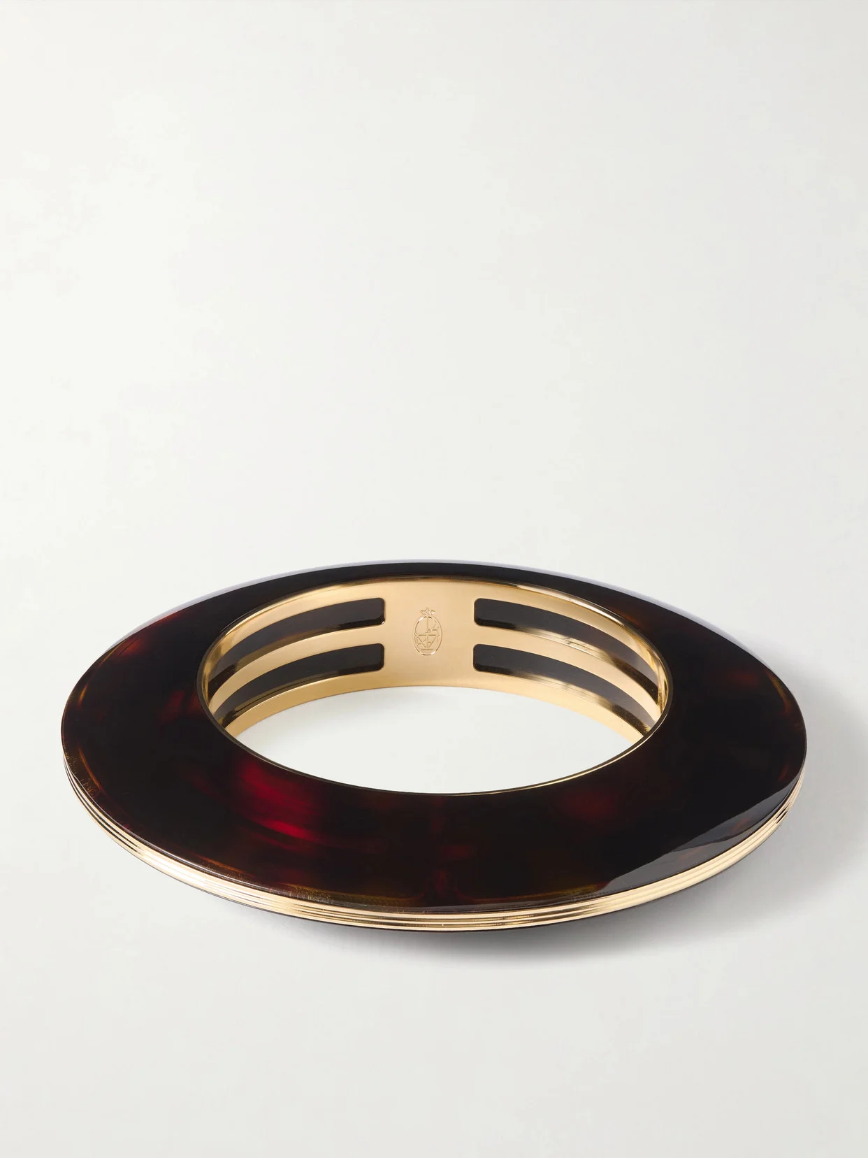 + Loulou De La Falaise Rhoda Gold-plated Acetate Bangle - 1