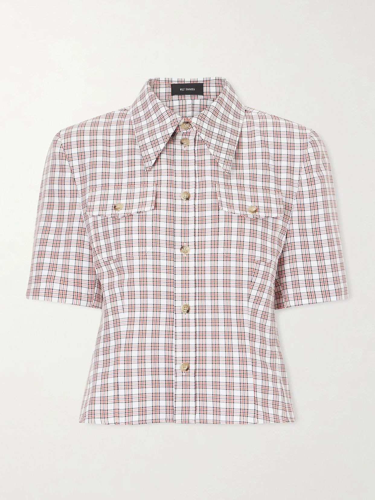 Chavela Checked Woven Shirt - 1