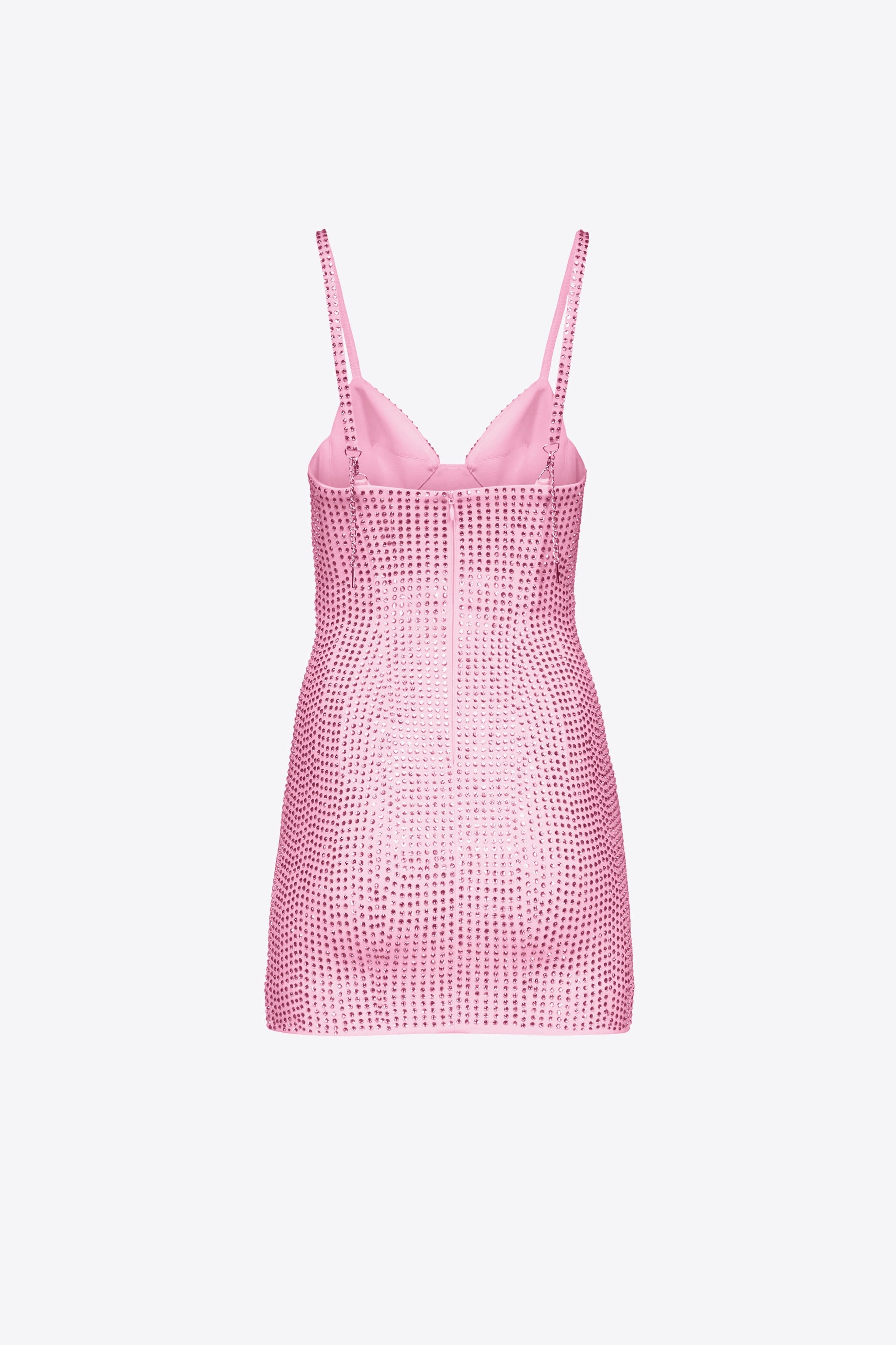 CRYSTAL EMBELLISHED MINI DRESS - 2
