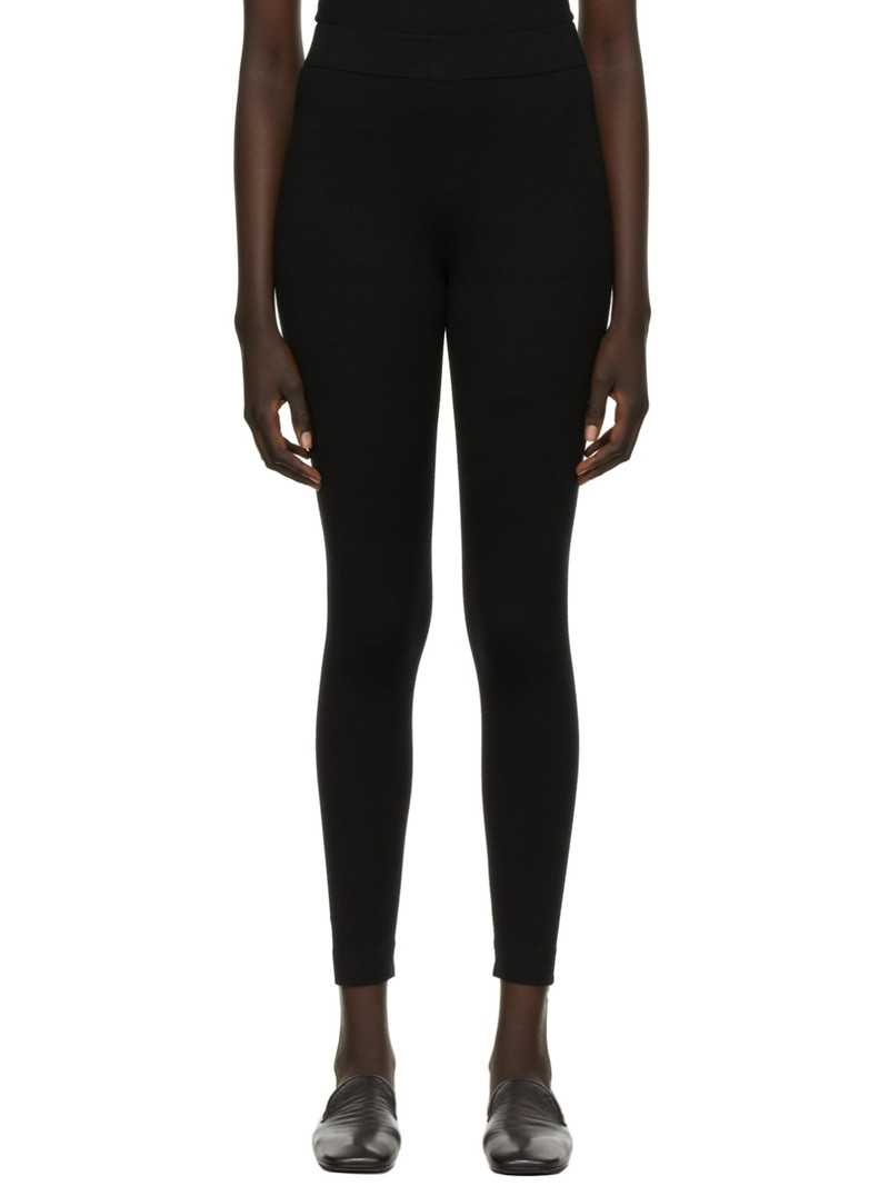 Black Seamless Leggings - 1