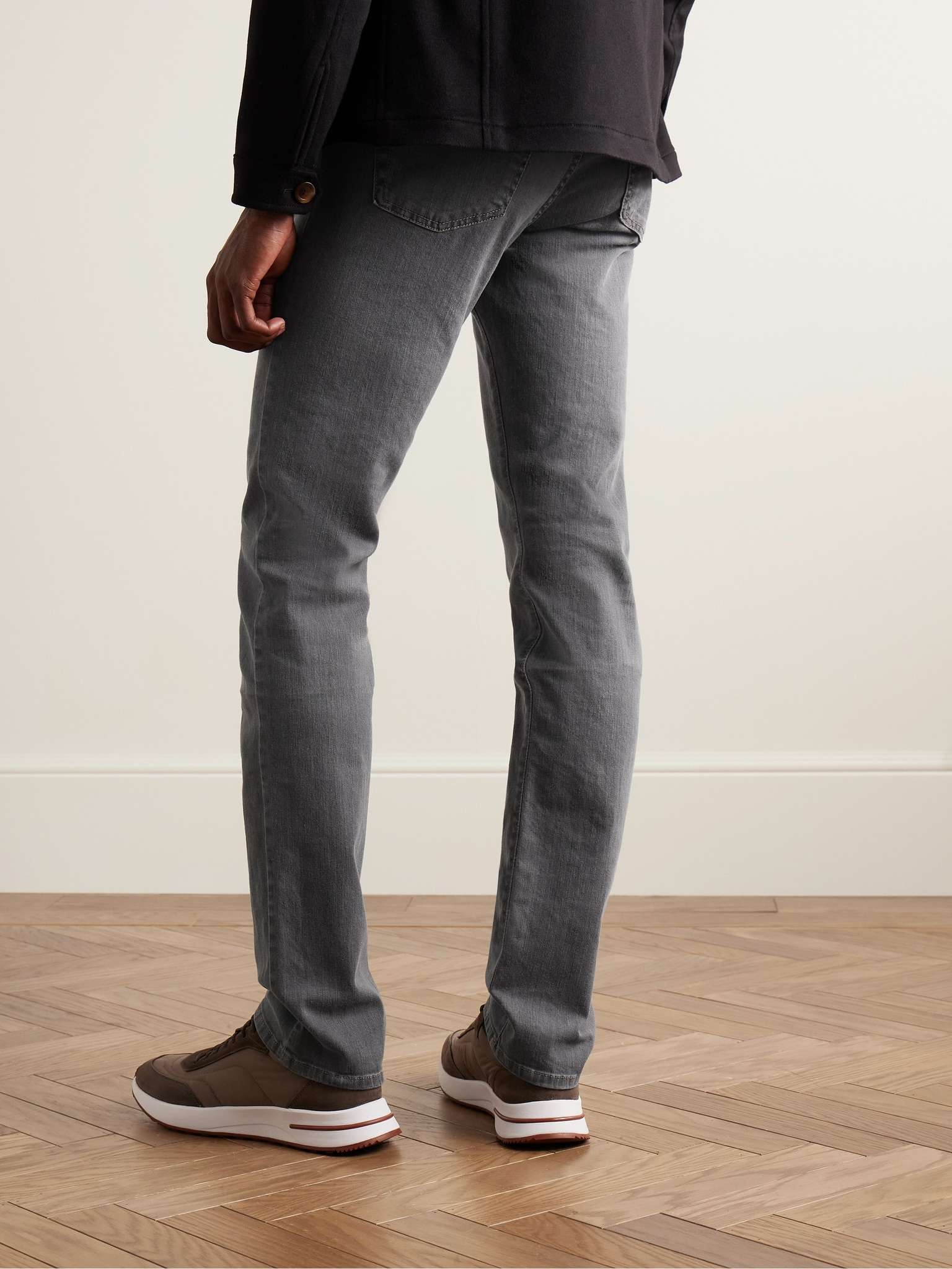 Slim-Fit Straight-Leg Jeans - 4