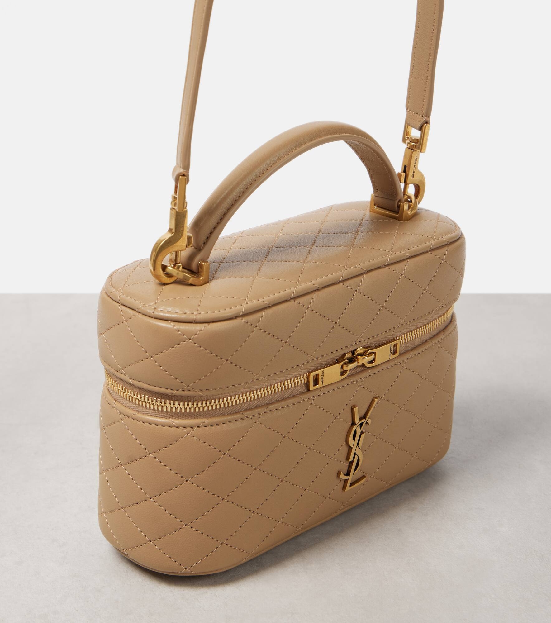 Gaby leather vanity bag - 6