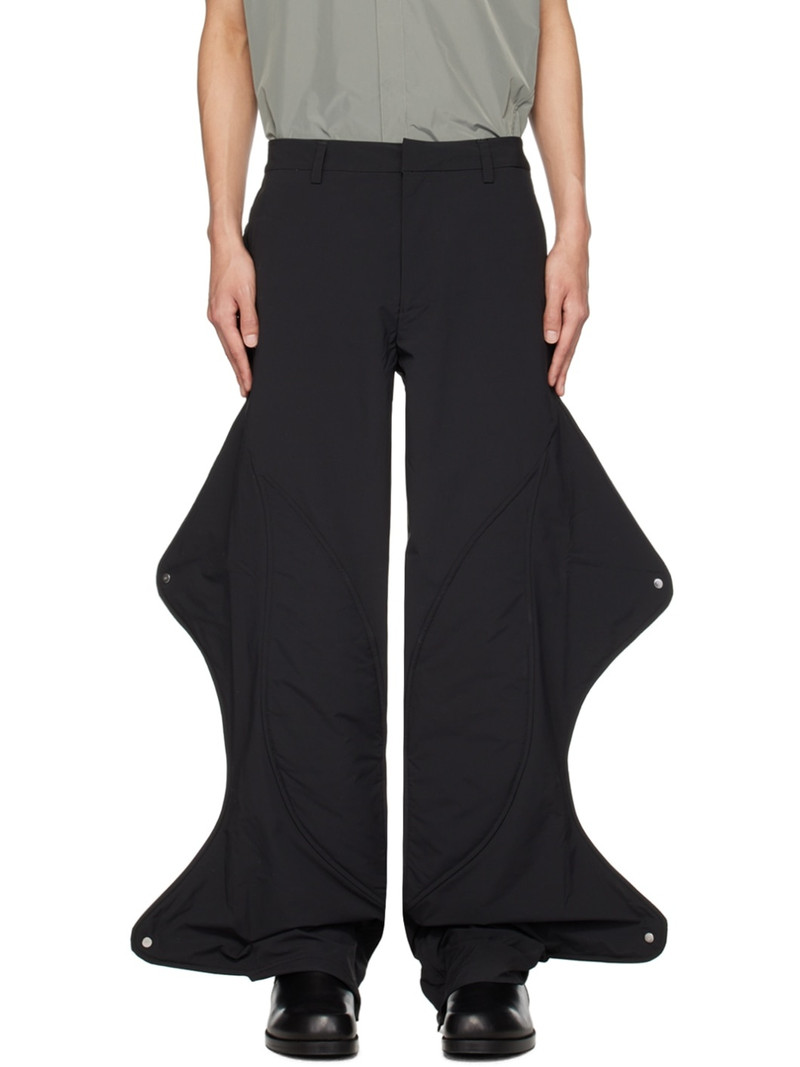 Black Concordance Puffer Trousers - 1
