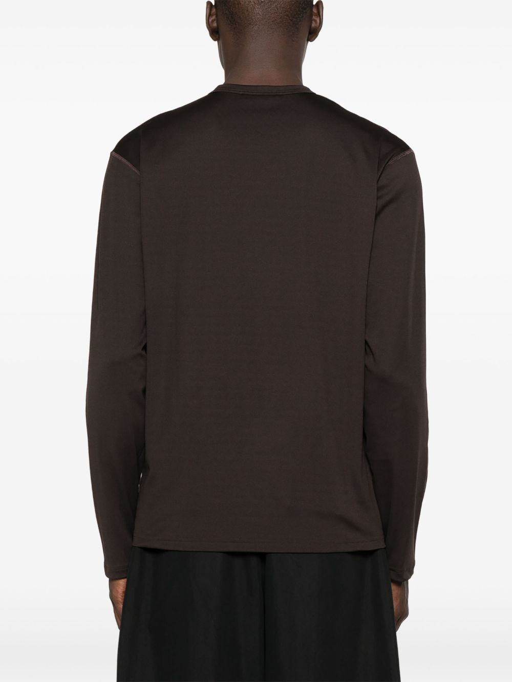 logo-motif long-sleeve T-shirt - 3