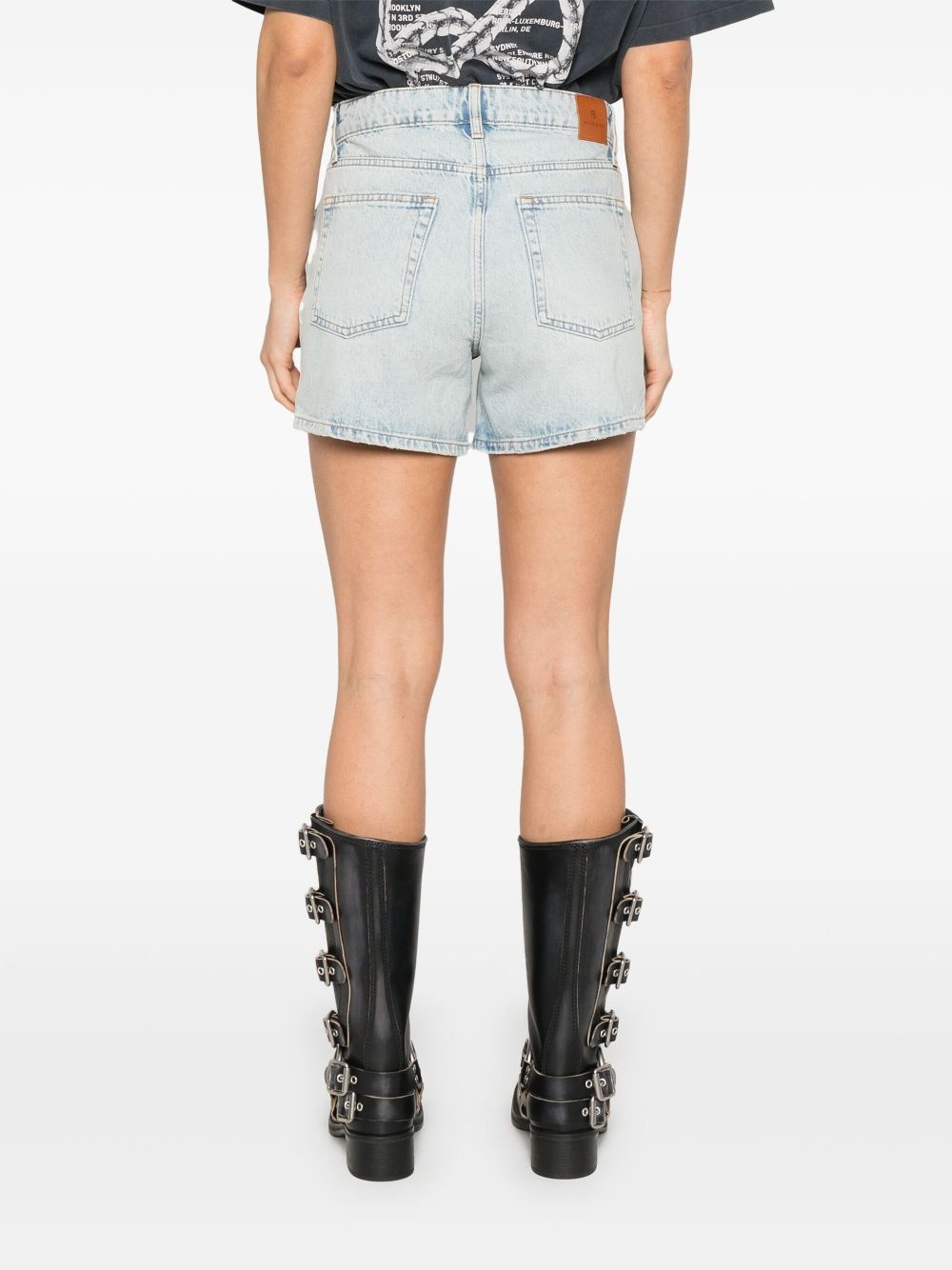 denim shorts - 4