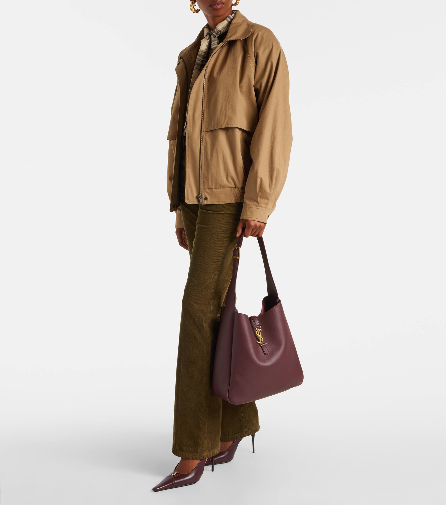 Le 5 à 7 Large leather shoulder bag - 5