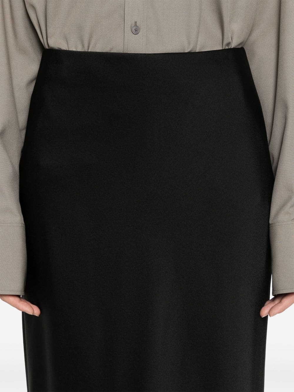 bias-cut maxi skirt - 5