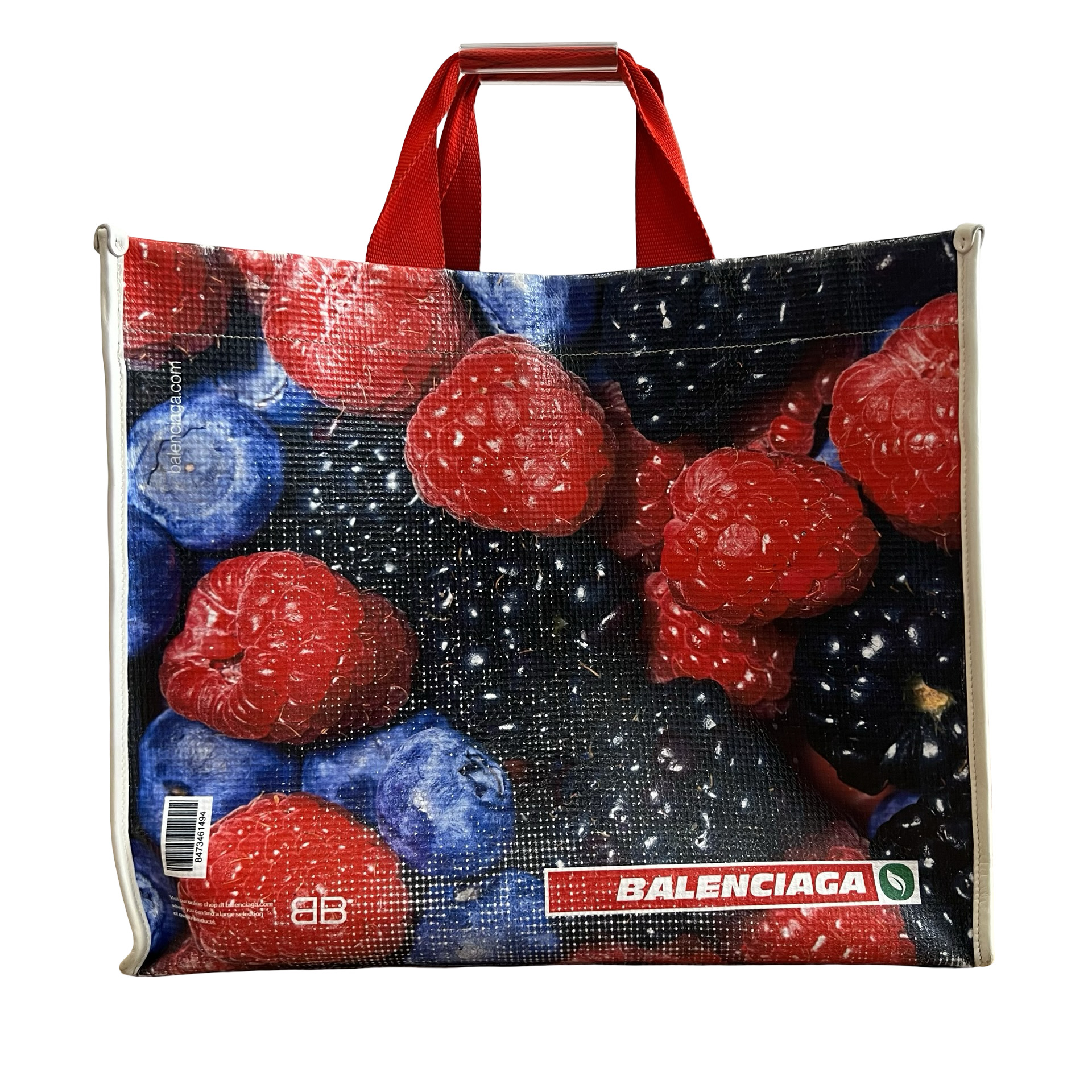Balenciaga Leather Printed shopping bag - 2