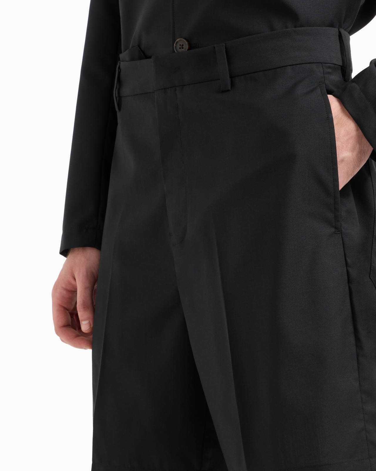 SUPER LIGHT WOOL BERMUDA SHORTS - 5